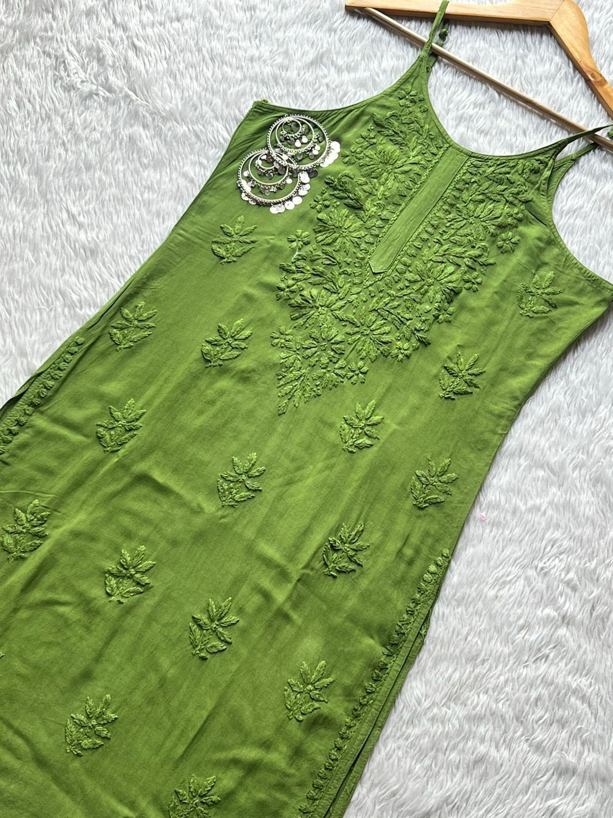 Rayon Noodle strap Dhoti set