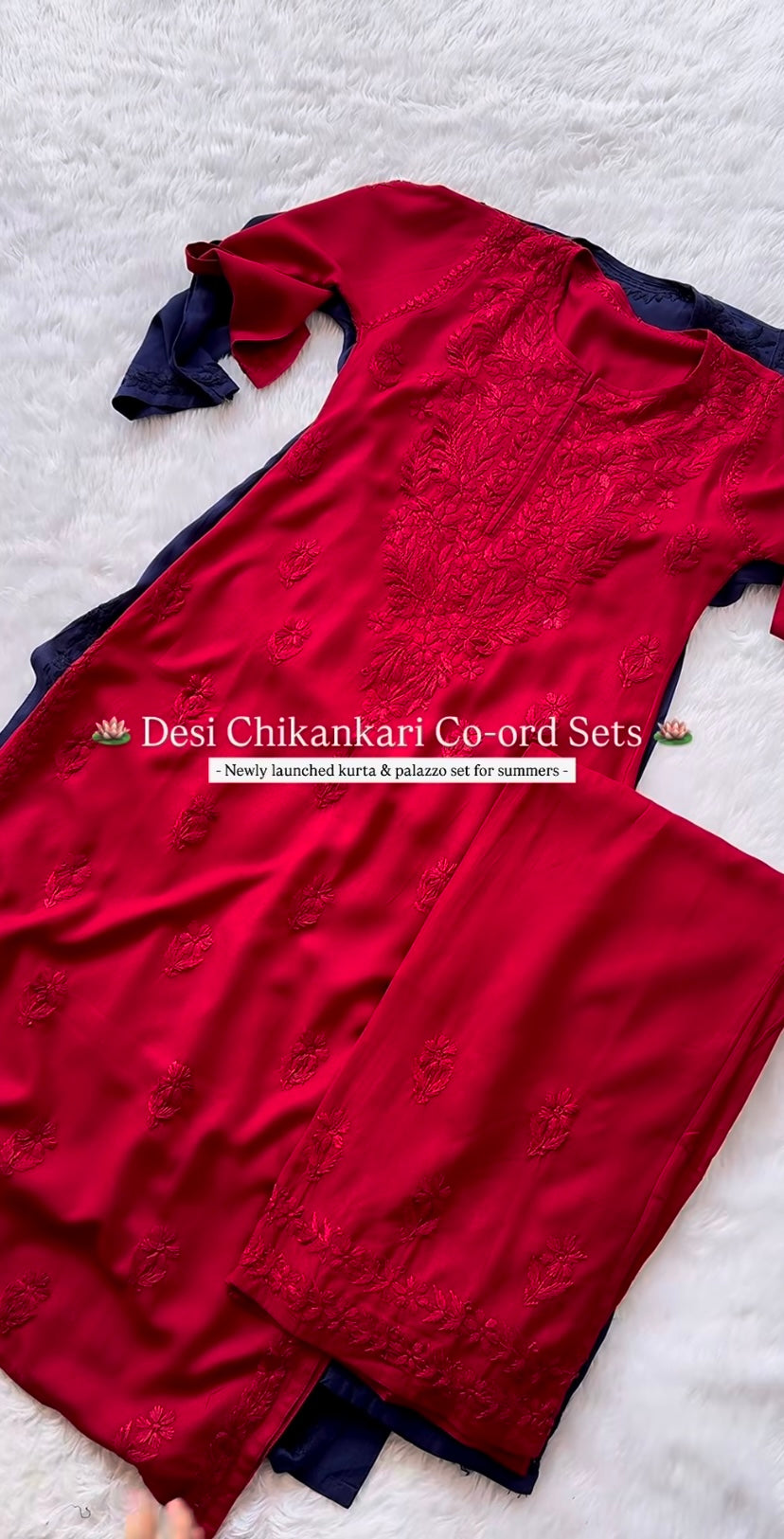 Rangrez Soft Chikanhandwork Combo