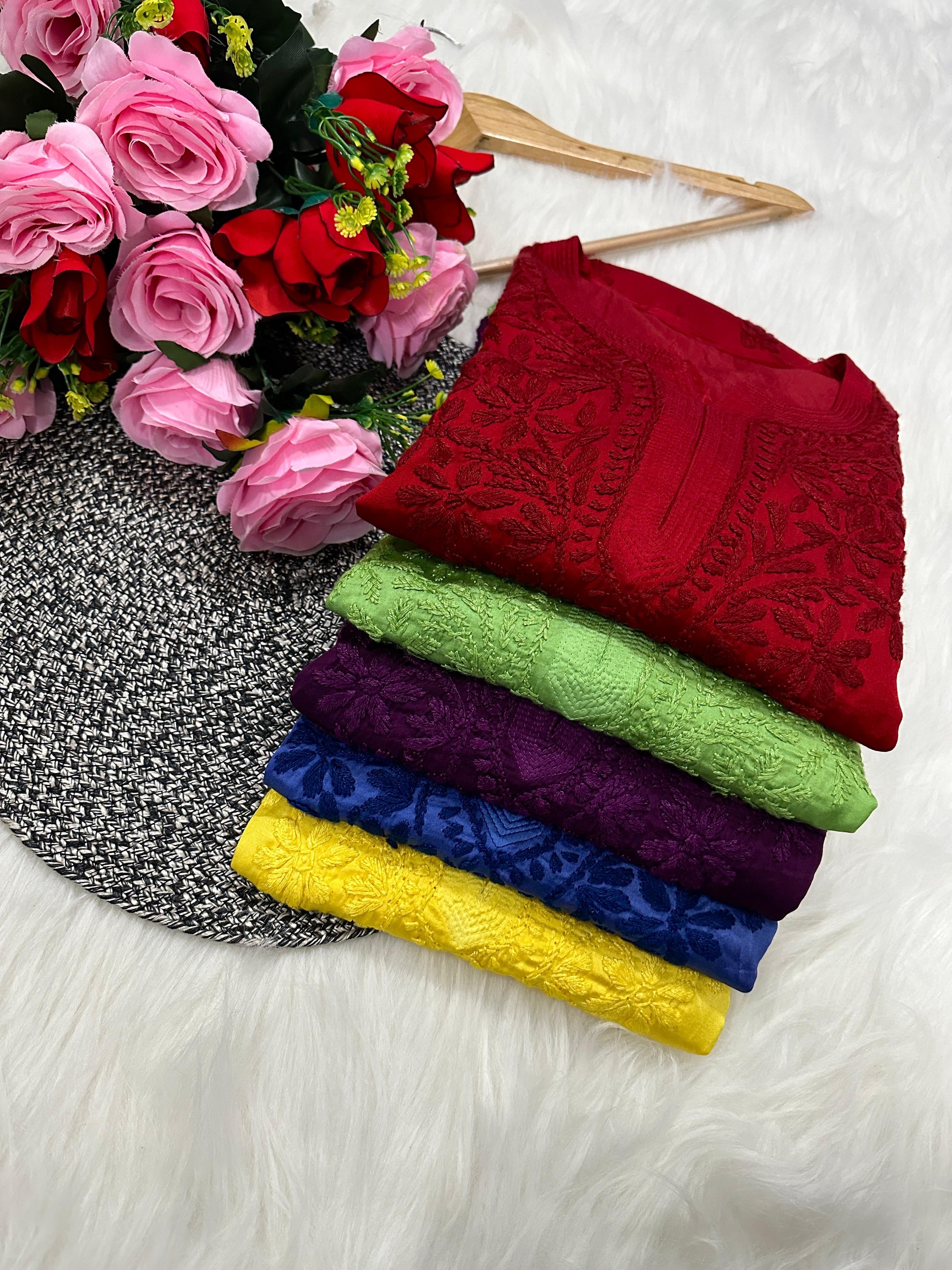 Modal Sikh Embroidery kurtas