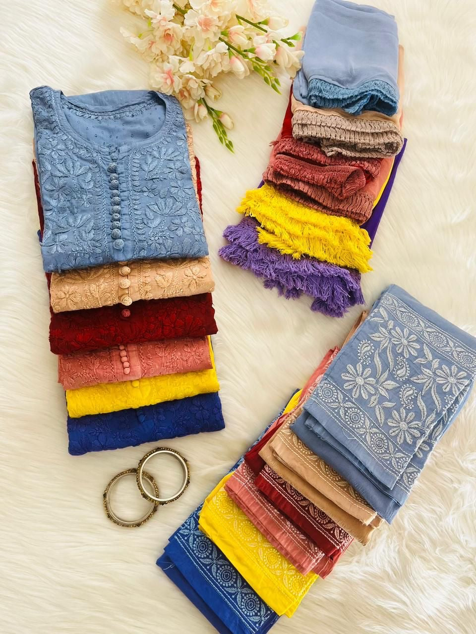 Noor Trendy Dobby Cotton 3pc Set