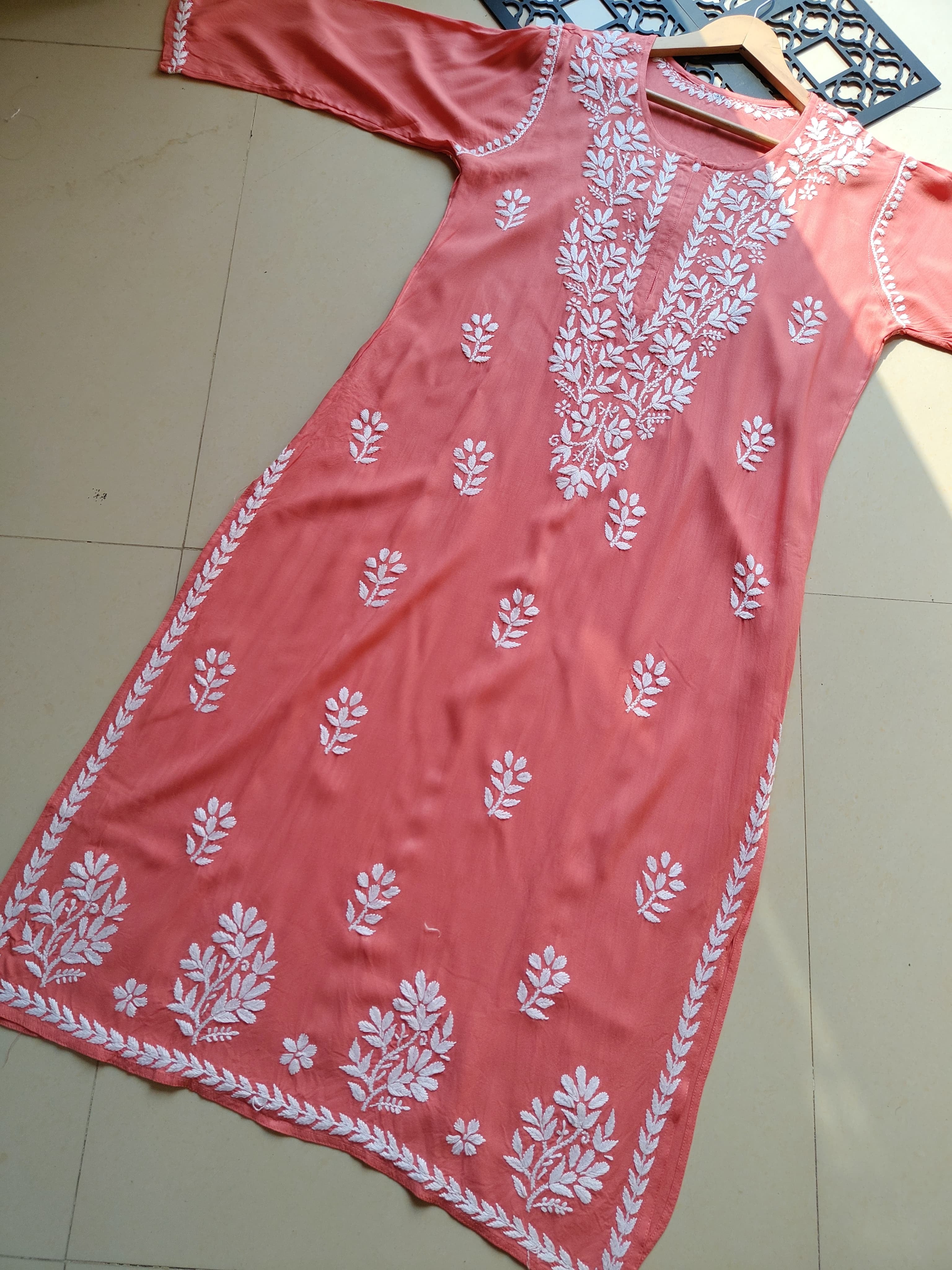 Pastel Shade Rayon Long Cool Kurtas