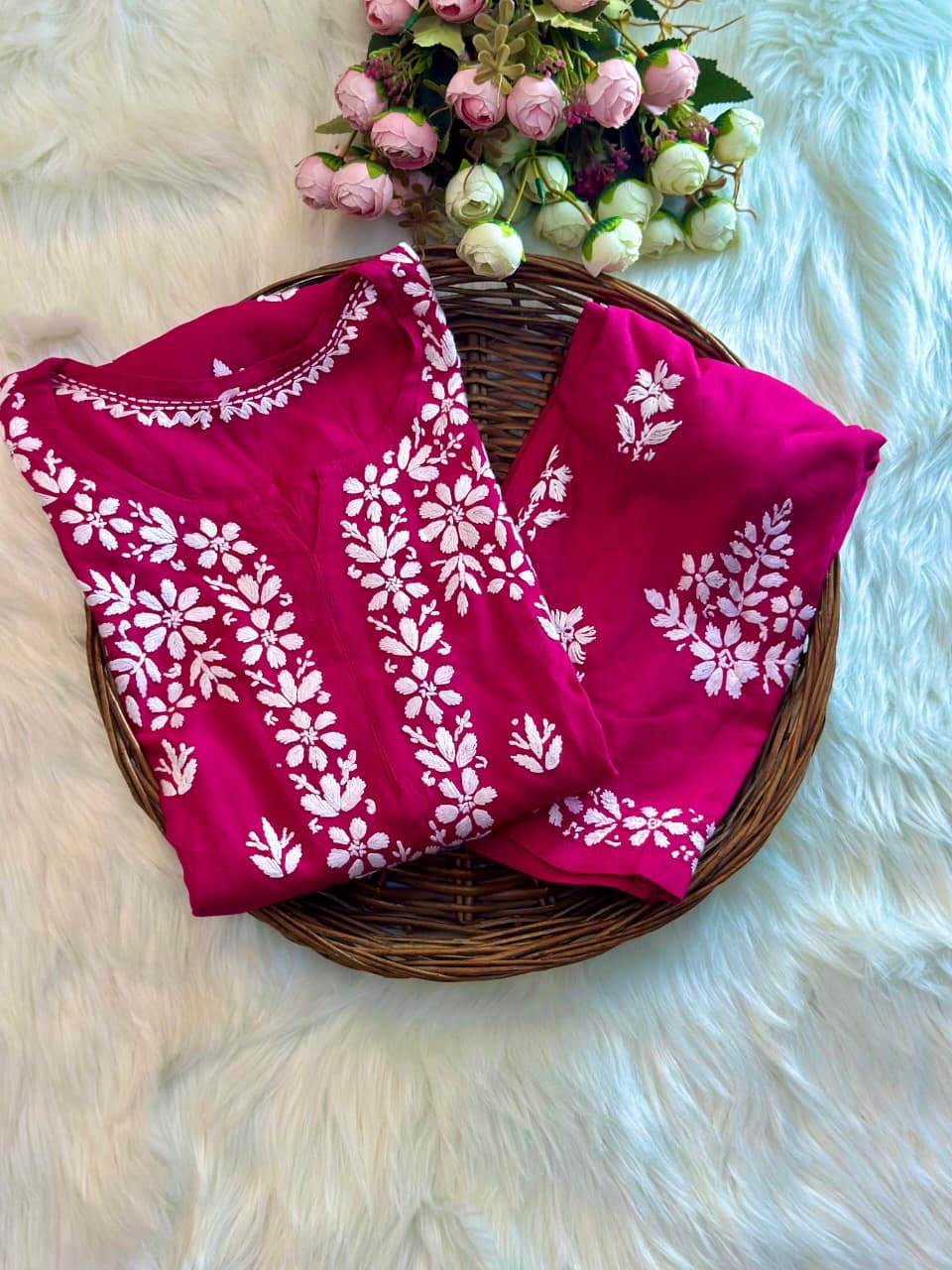 Big Embroidery duo Plazzo Kurta set