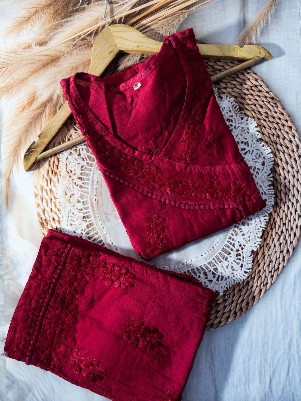 Trending Chikankari Co-ord Set