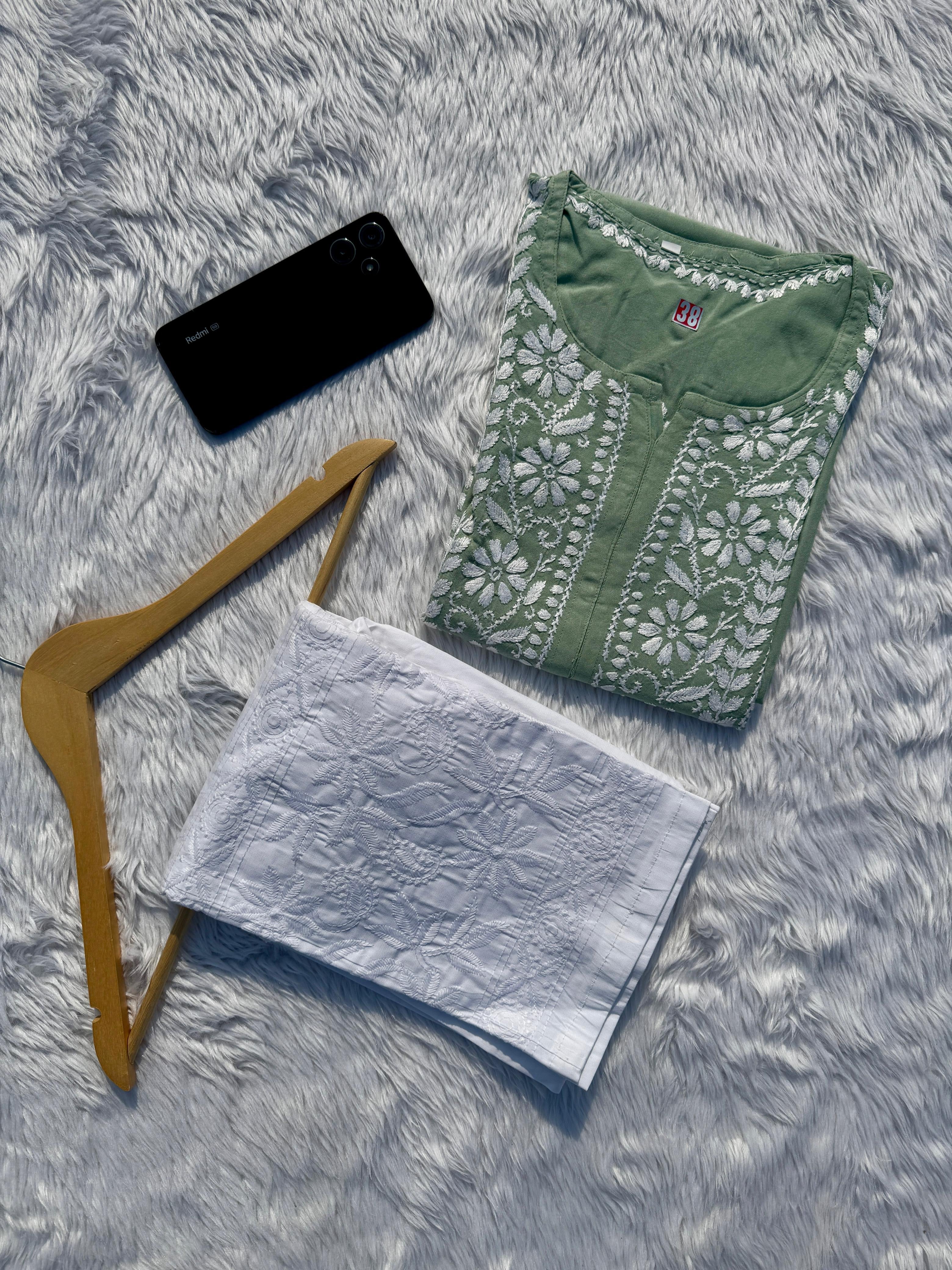 Rayon Square Neck soft Kurta