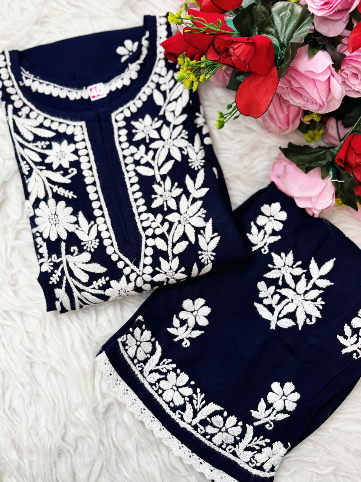 Handwork Heavy Modal Plazzo Combo