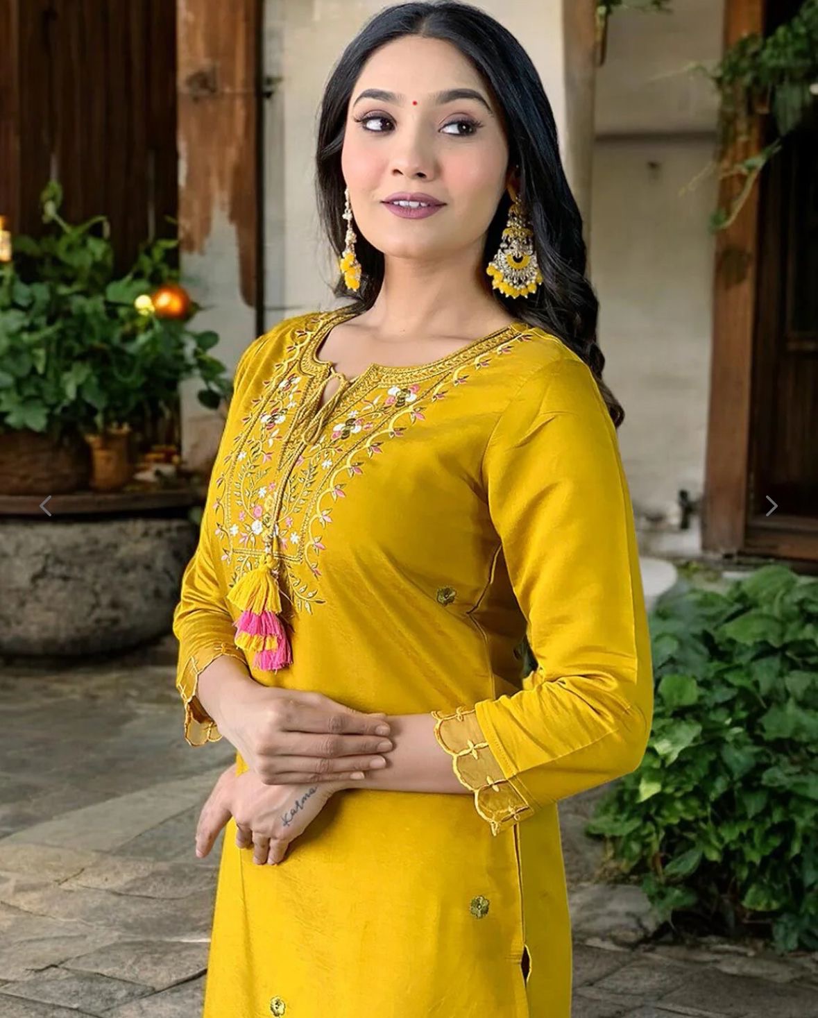 Haldi Special Fancy Top and Bottom & Dupatta