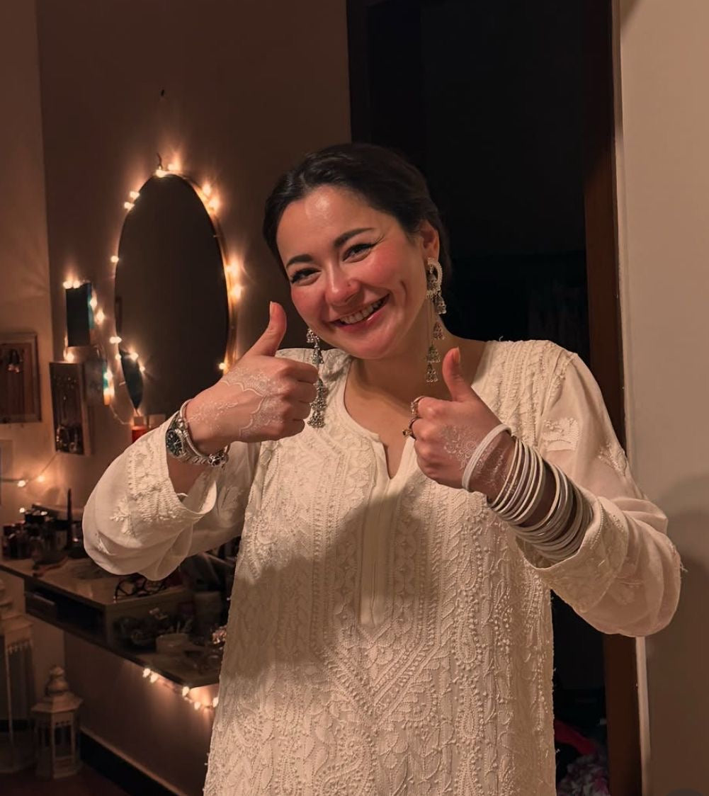 Hania Amir Resham Viscose Jall