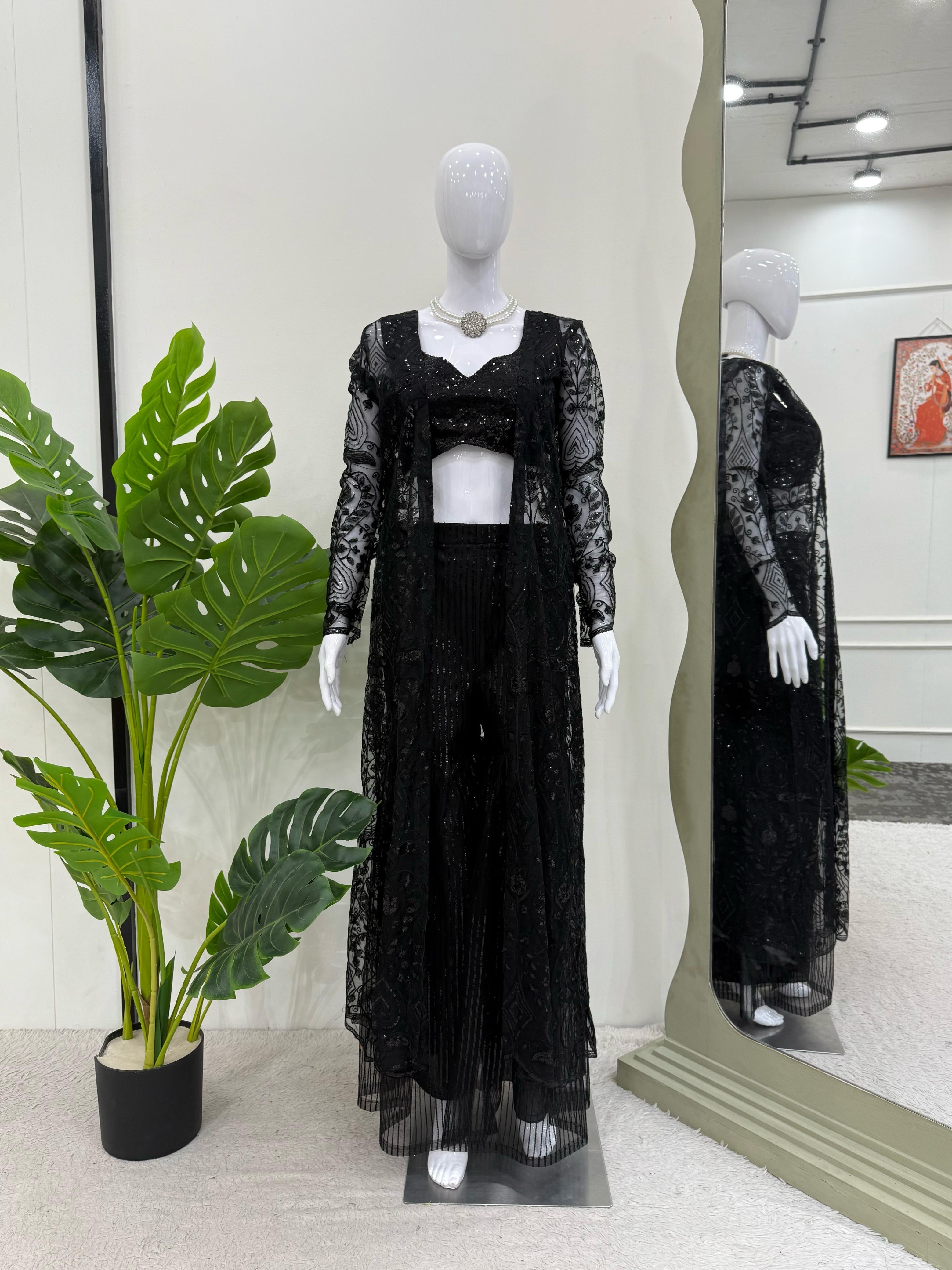 Butterfly Net Lehenga ( Unstitched upto 44)