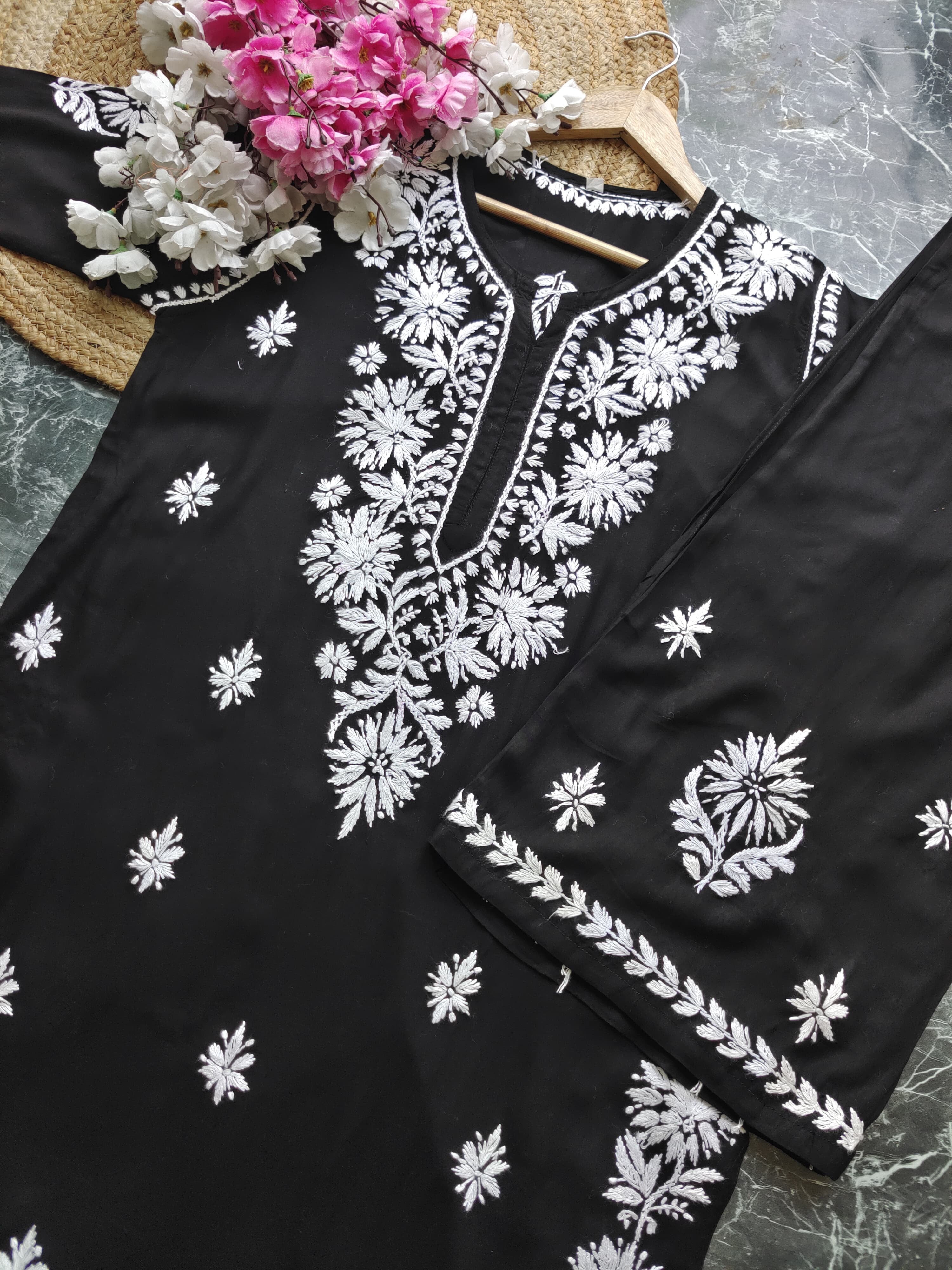 Premium Modal Crafted Chikankari set