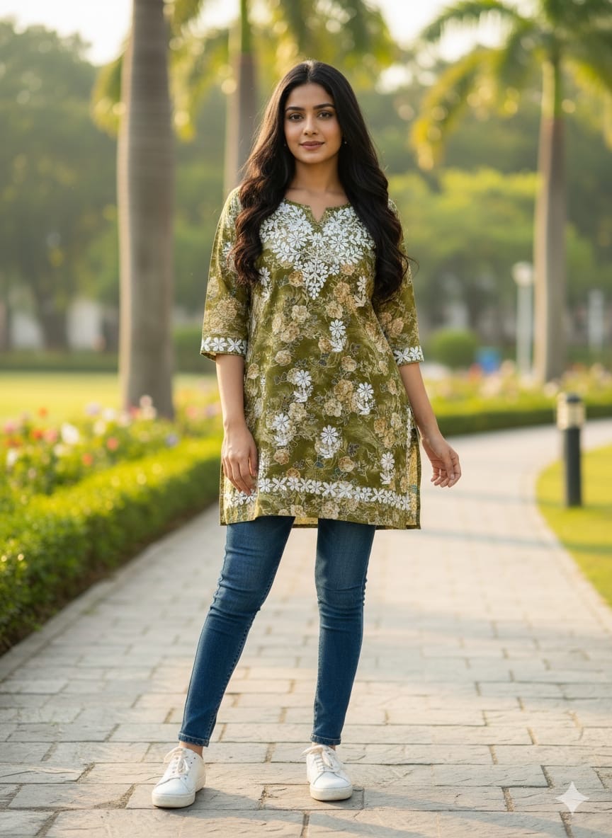 Mul Short Printed Designer