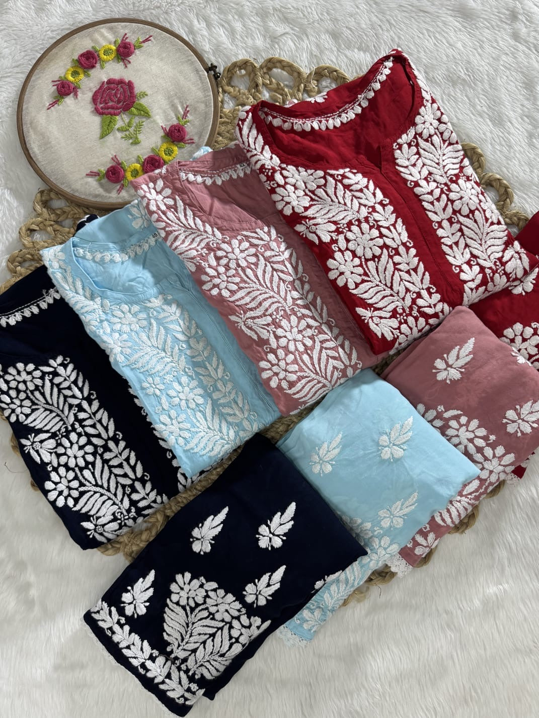 Qureshiya Less Crafted Modal Pure Cotton Set