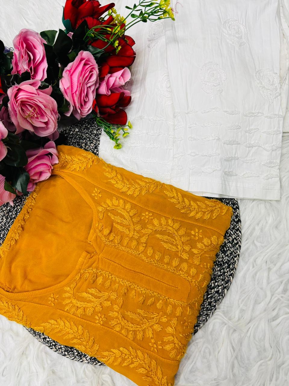 Heavy Chadi Daman Ghasspatti short top