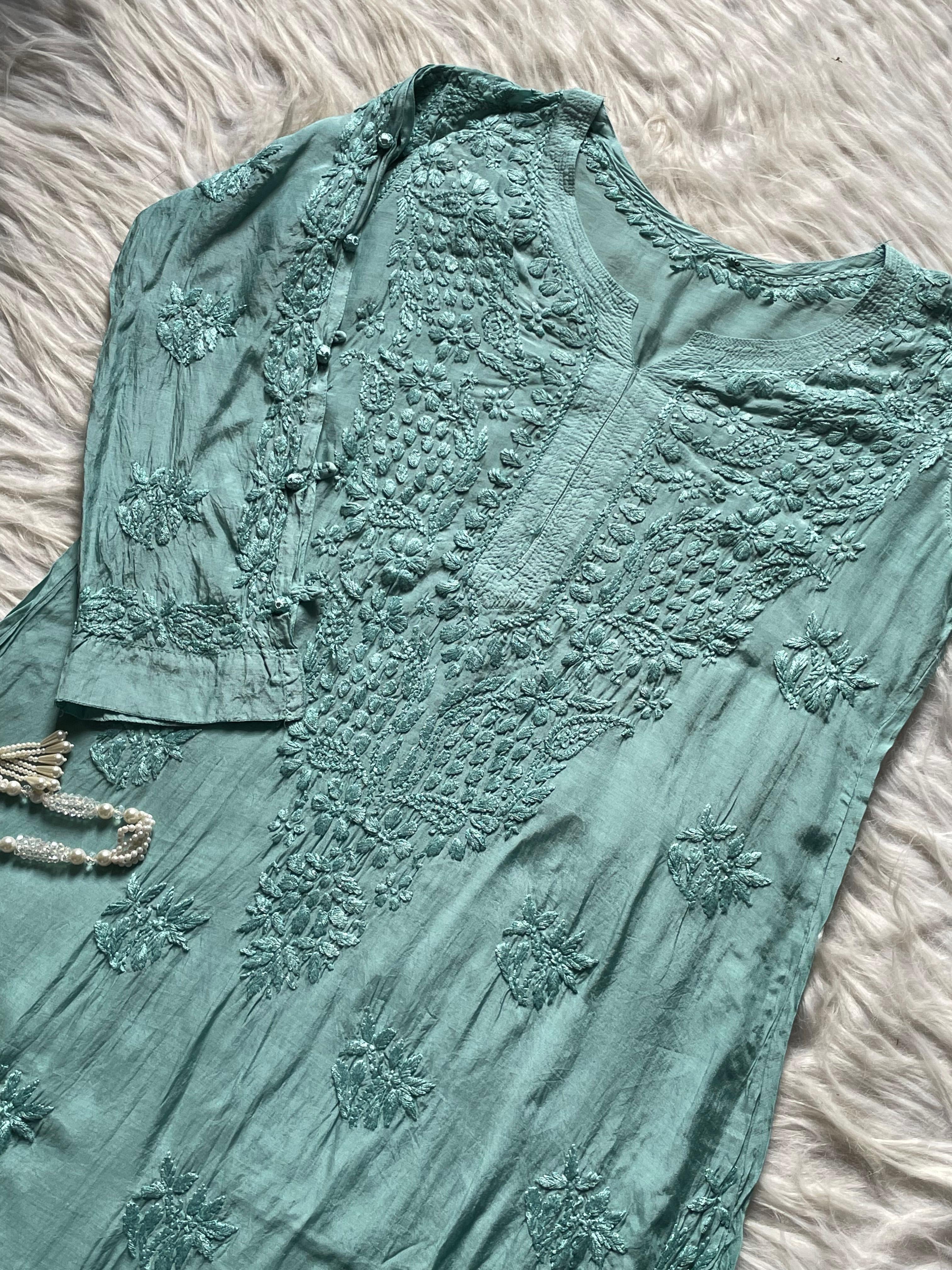 Heavy 3d Muslin butter soft fancy kurta