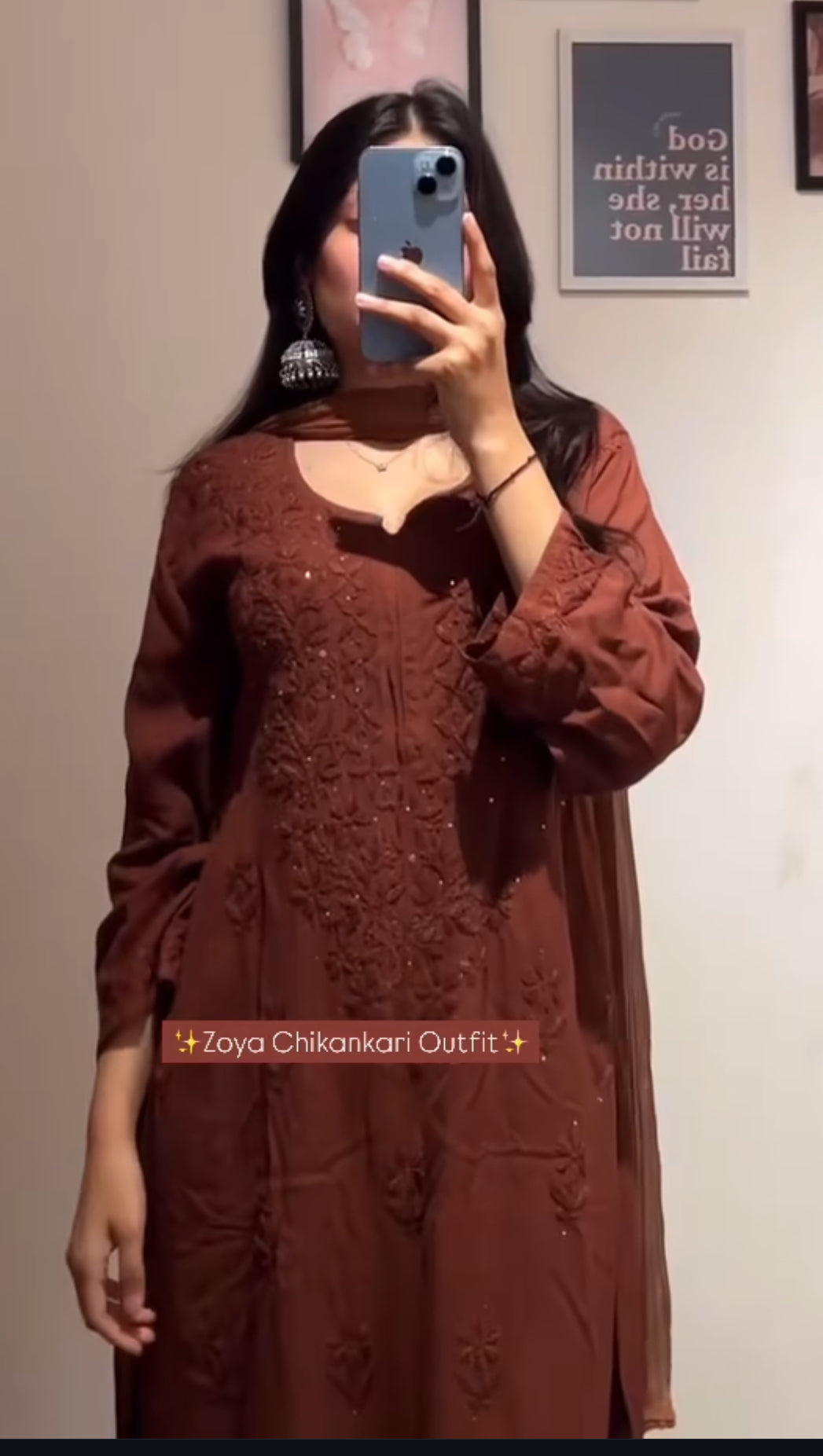 Zoya Handmade with Muqaish Soft 3pc Rayon Set