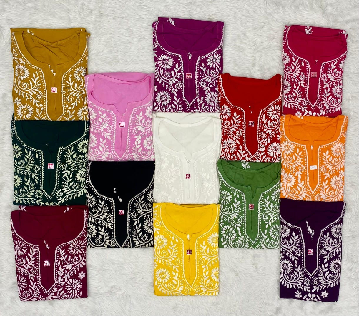 Rayon Short Top fine embroidered