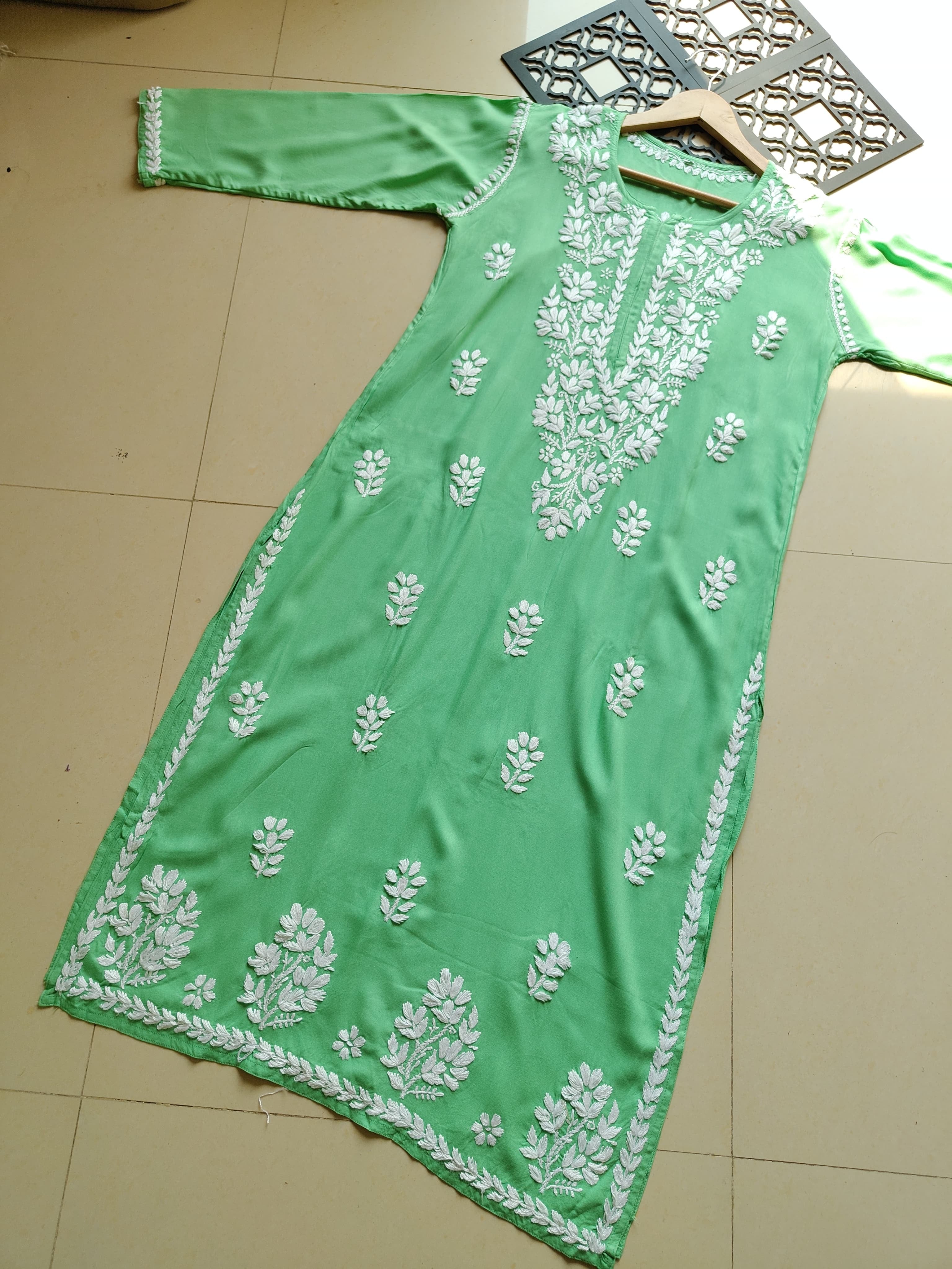 Pastel Shade Rayon Long Cool Kurtas