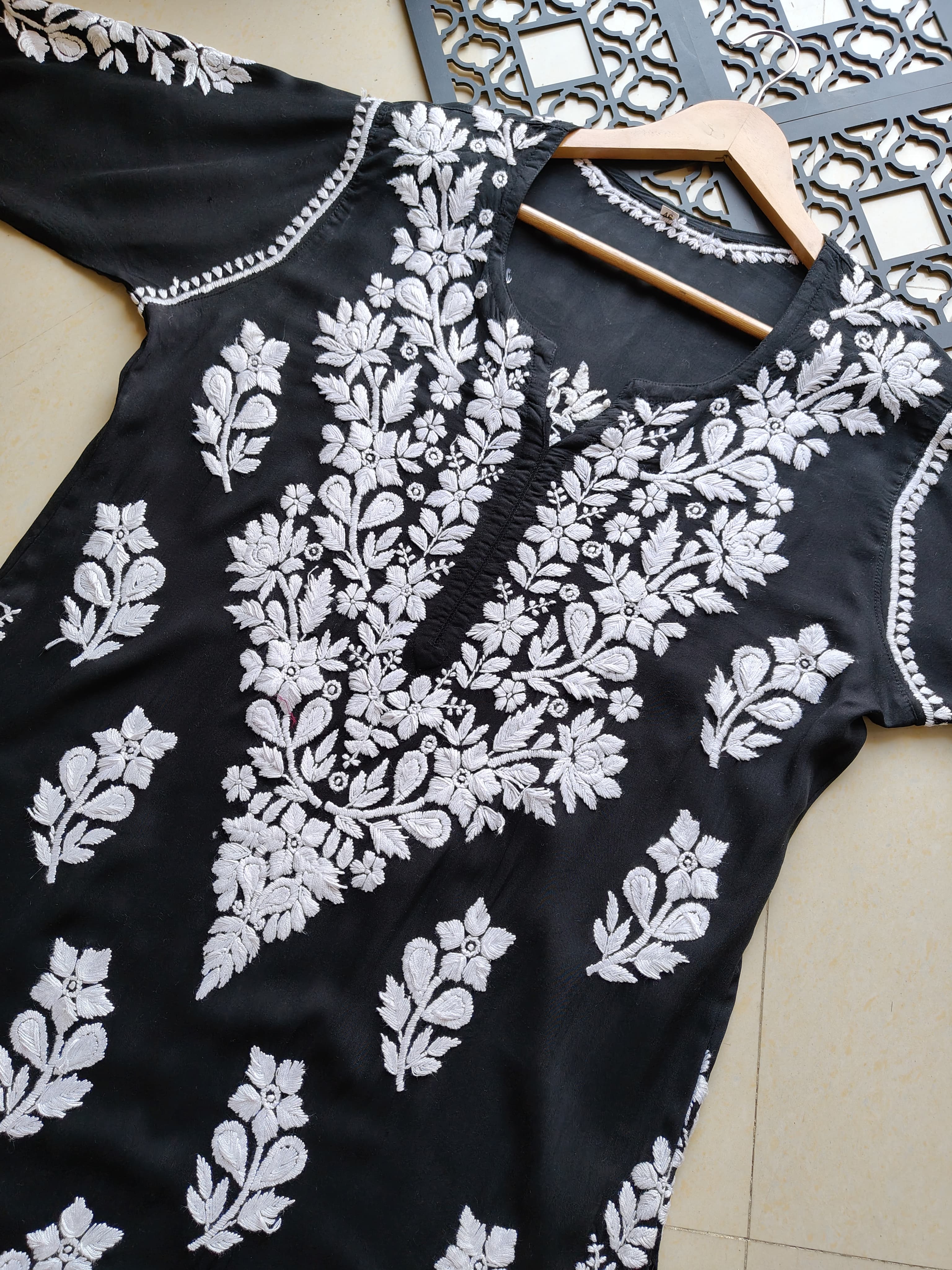 3D heavy Work Modal pure Cotton kurta