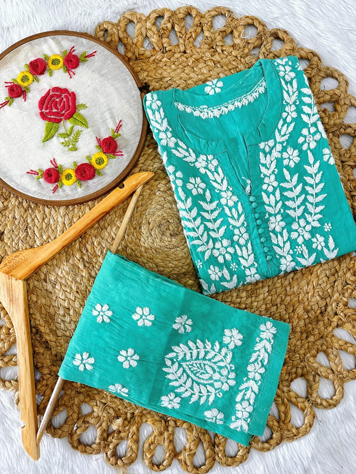 Premium Cotton Short Kurti & Pant