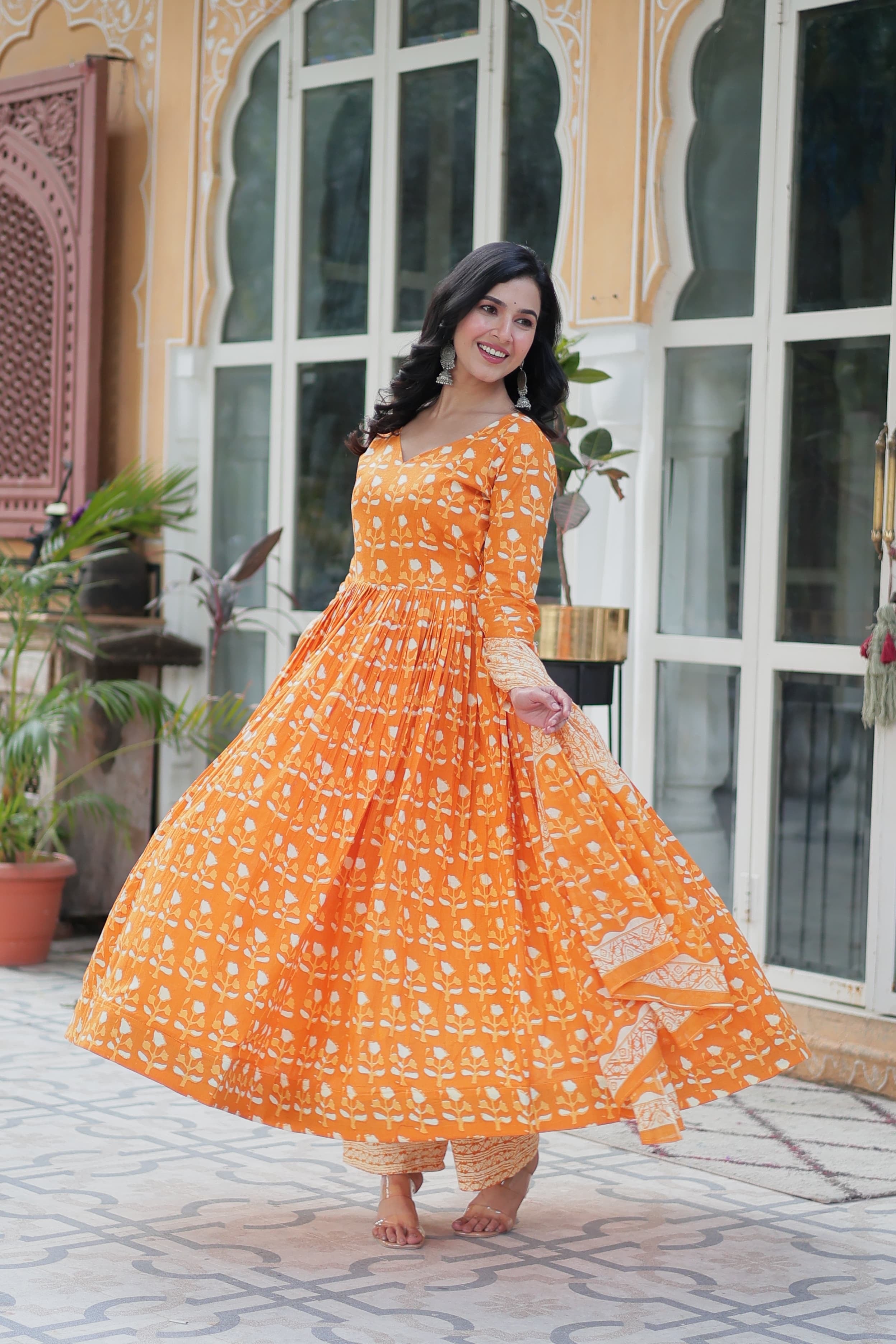 Premium Digital Print Kurti With Pant & Dupatta set