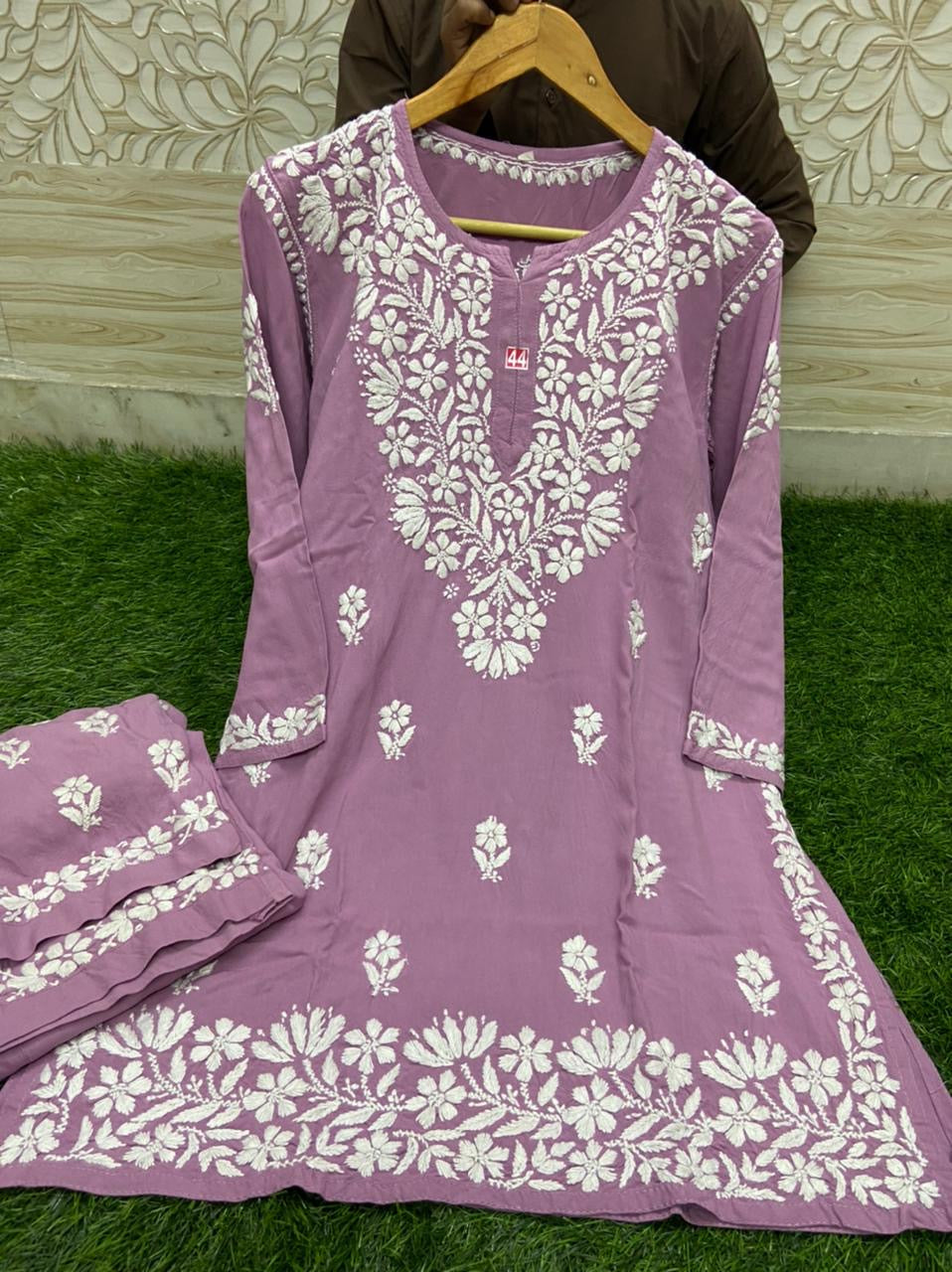 Cool & Fancy Co-rd Set heavy work rayon set