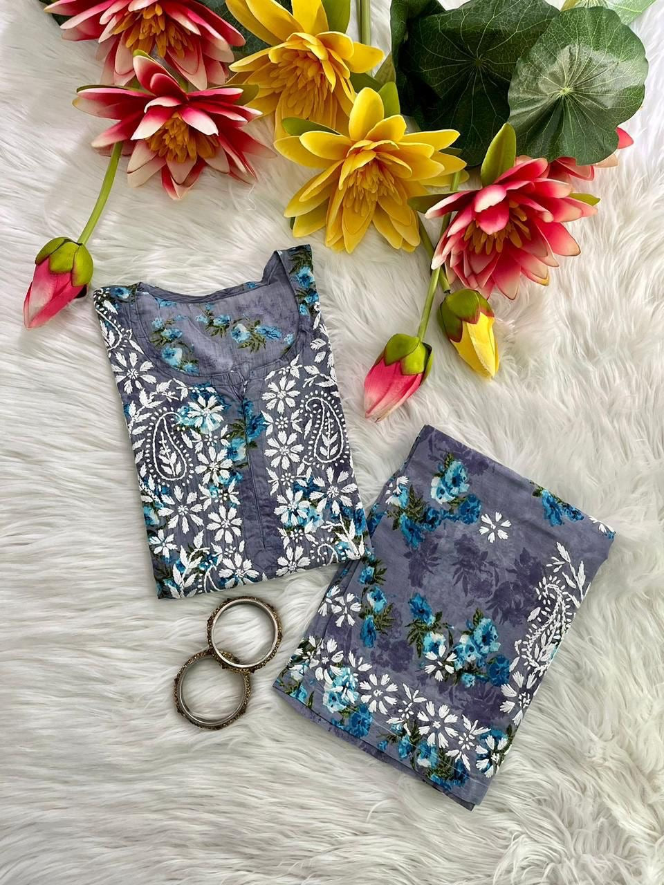 Presenting our Most demanding Exclusive Mul Mul long printed cord sets