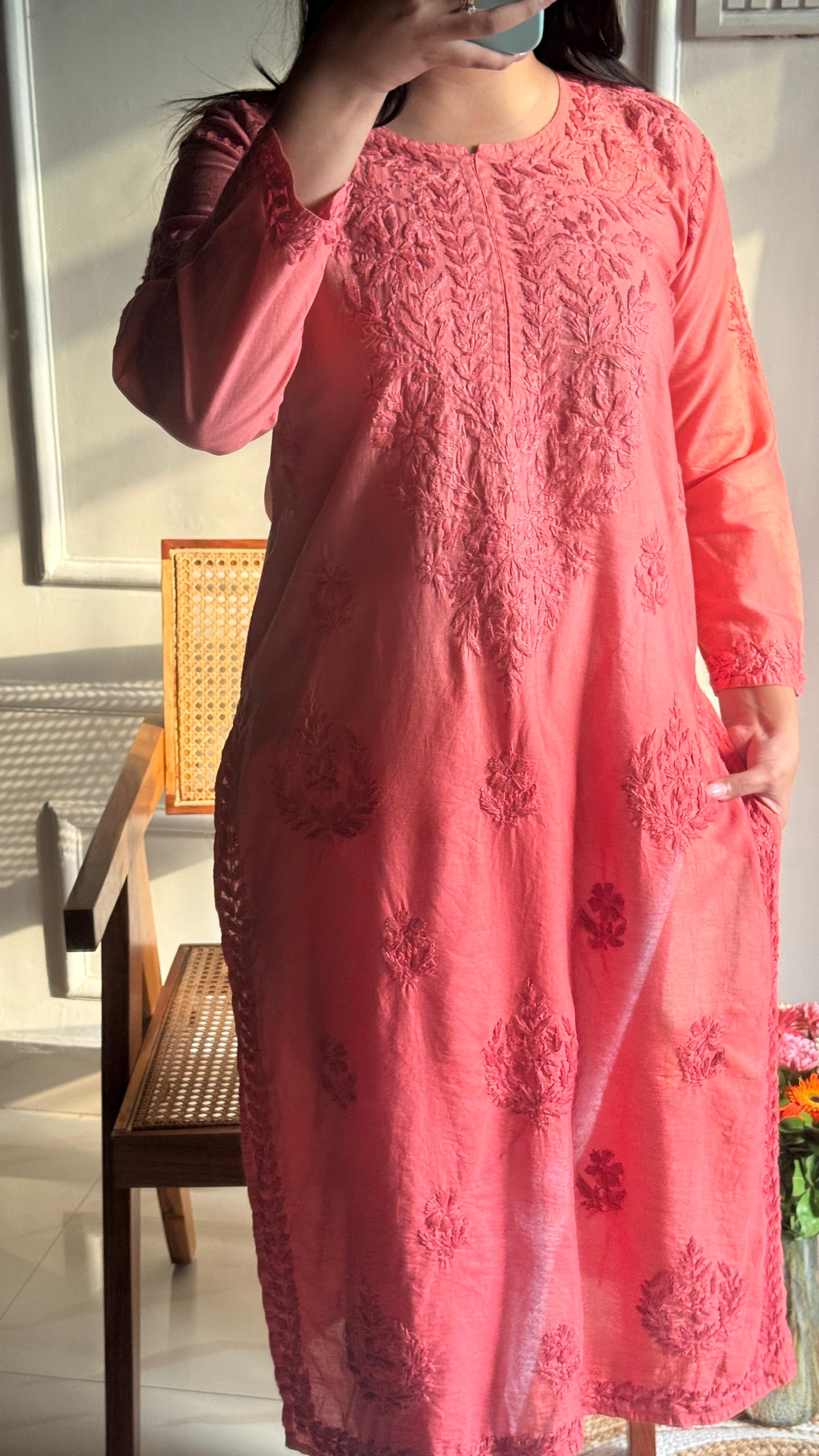 Chanderi Silk Ombre Soft Dyed Kurtas