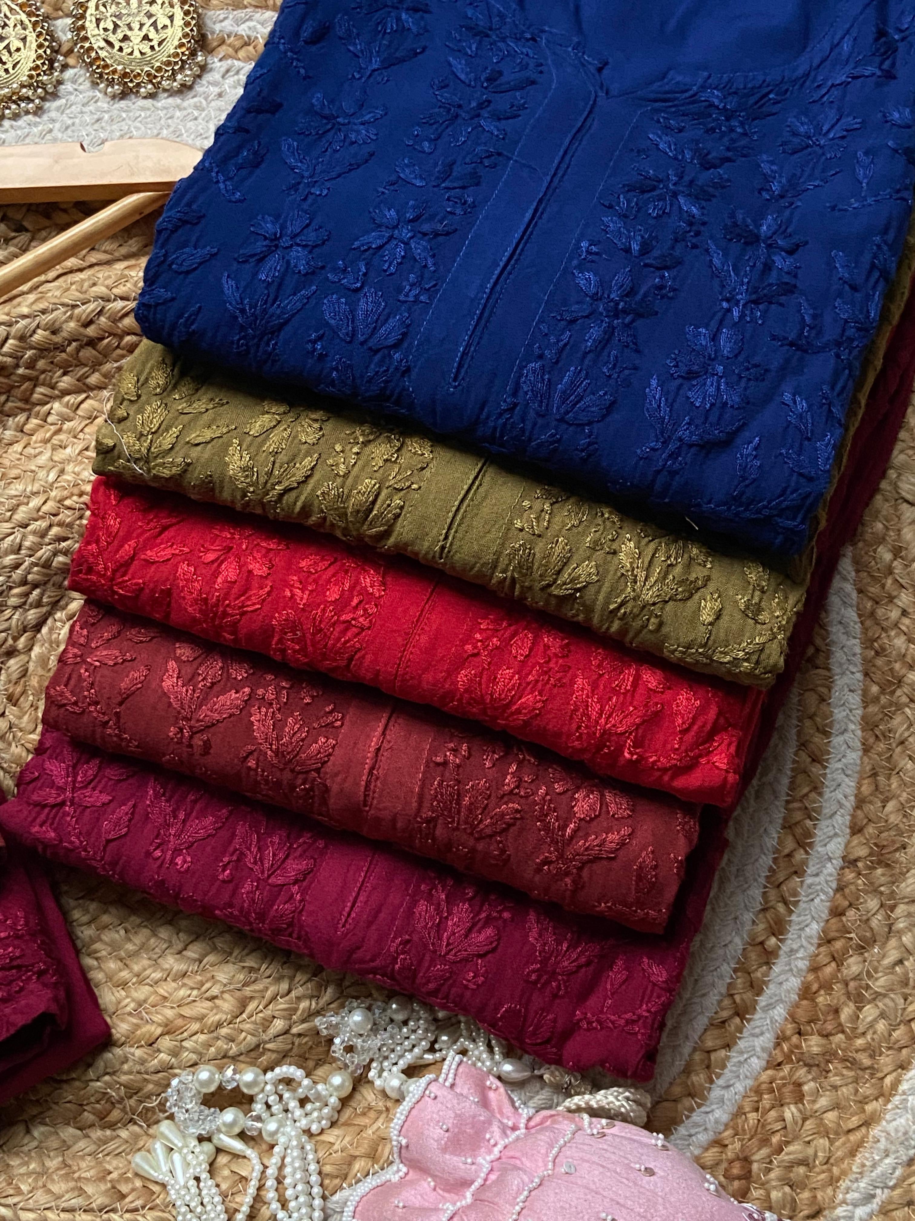 Anaya Heavy Daman Rayon Plazzo Set