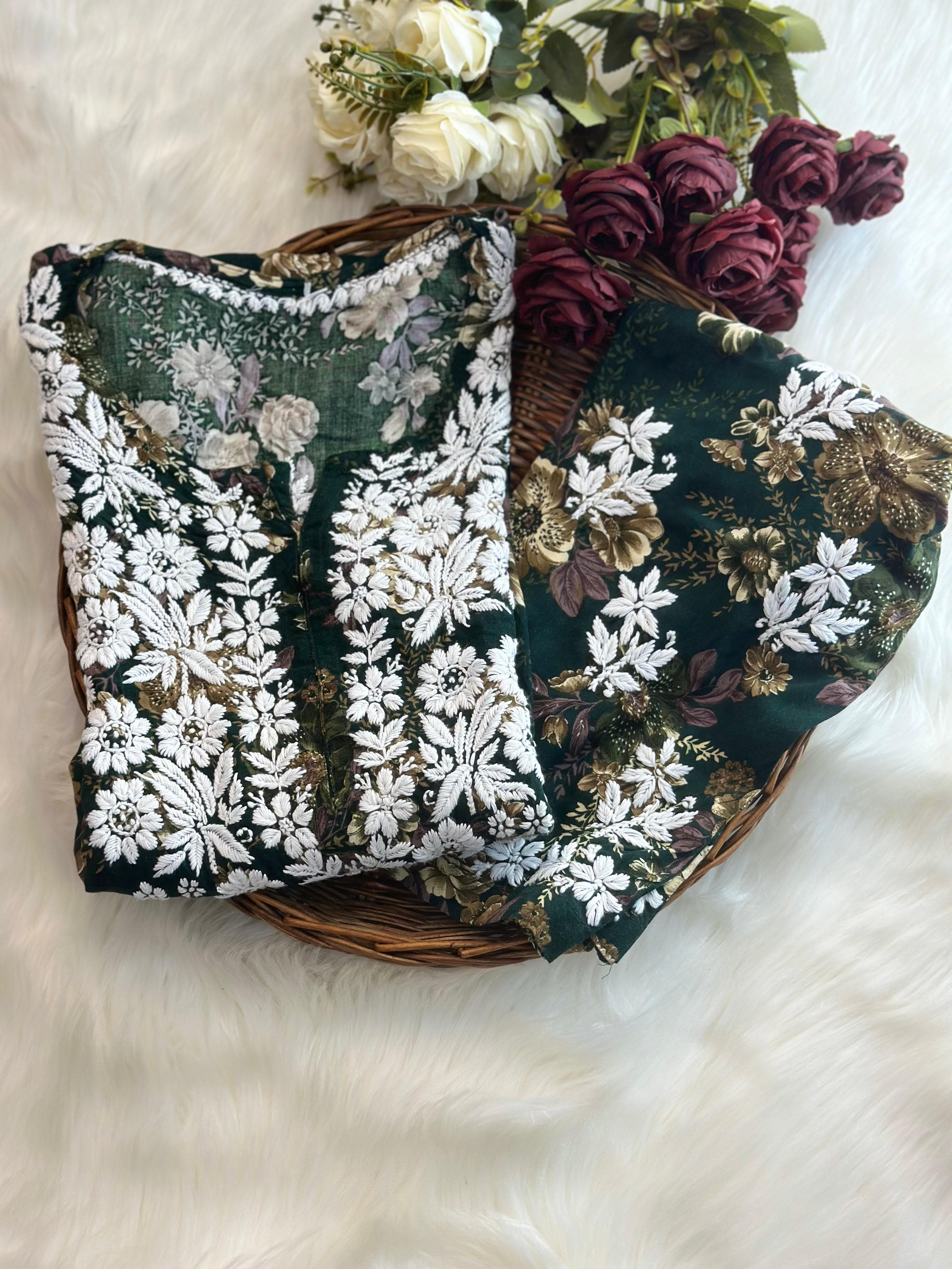 Printed Rayon cord set in 4 beautiful prints