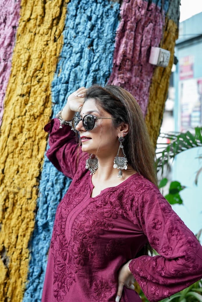 Alfaaz Trending Duet Handworked Chikankari Combo