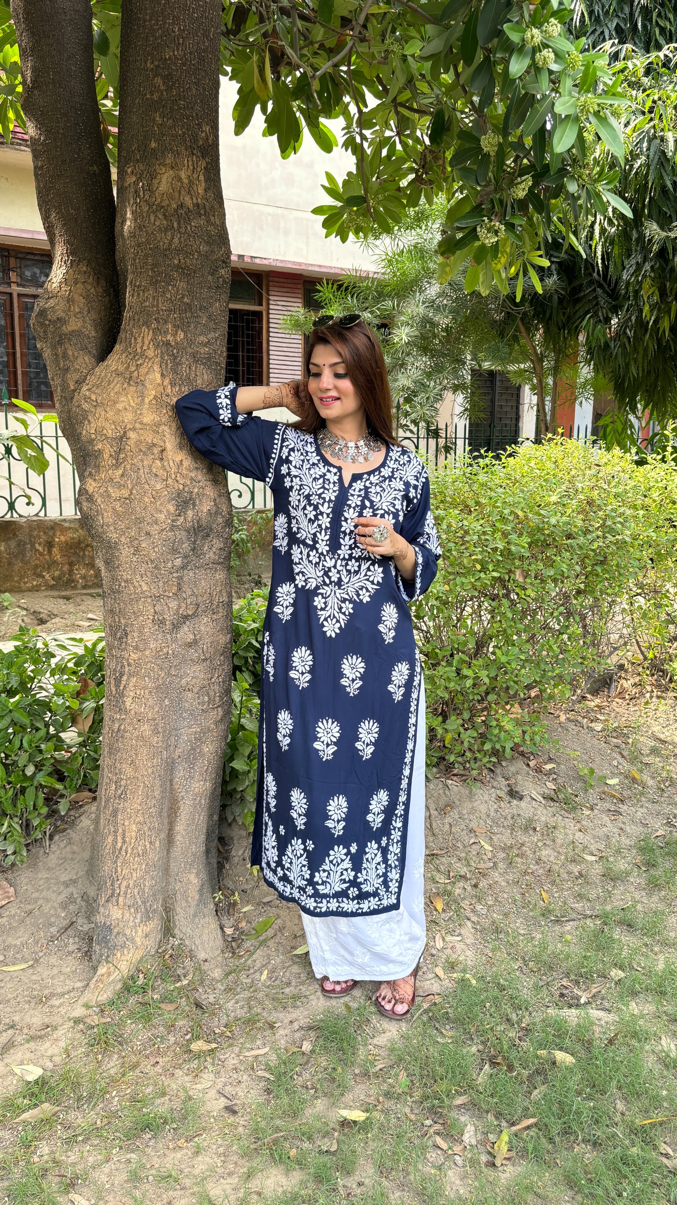 Heavy Modal Kurta with Flower buti