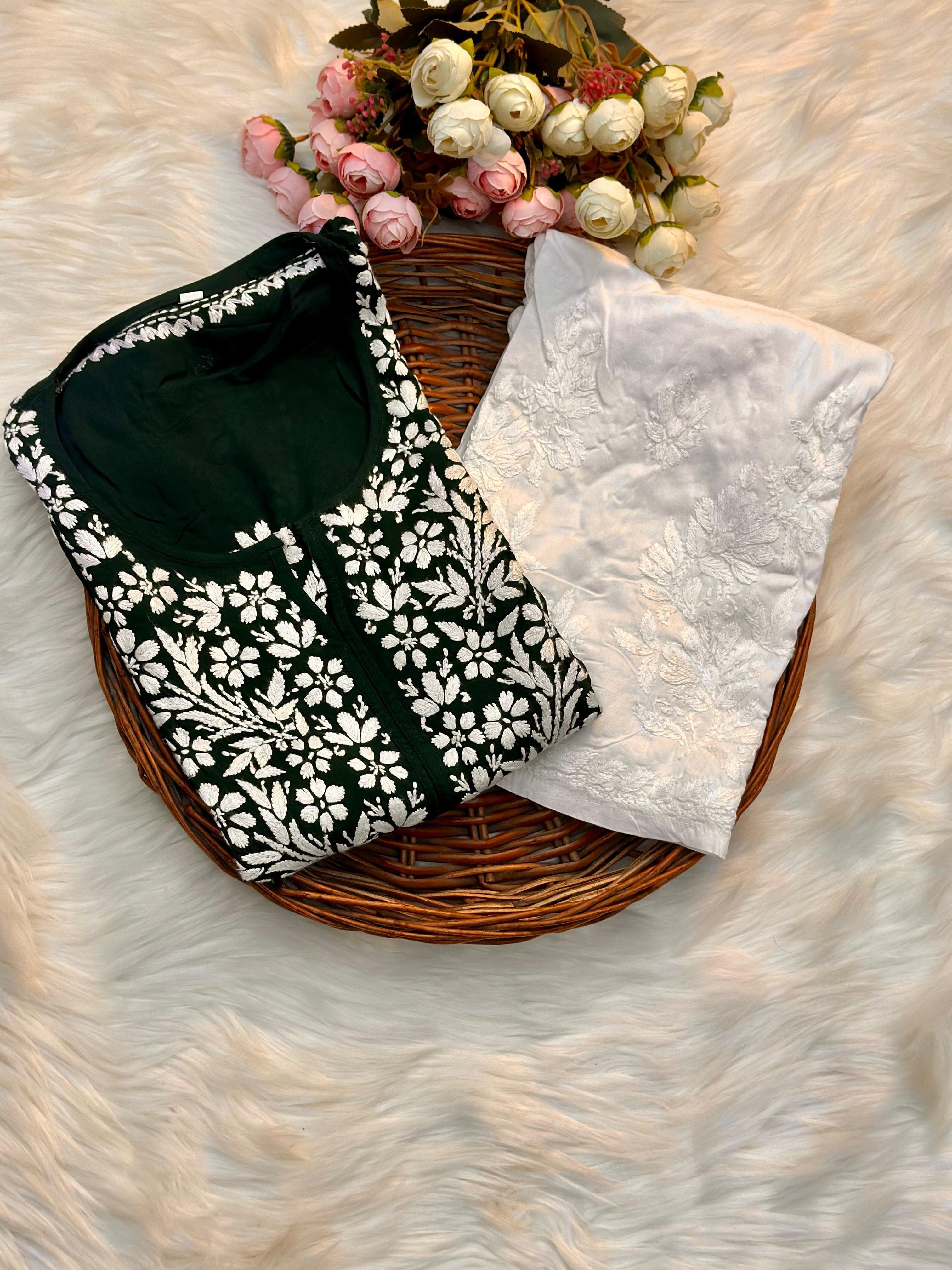 Heavy Modal Kurta with Flower buti