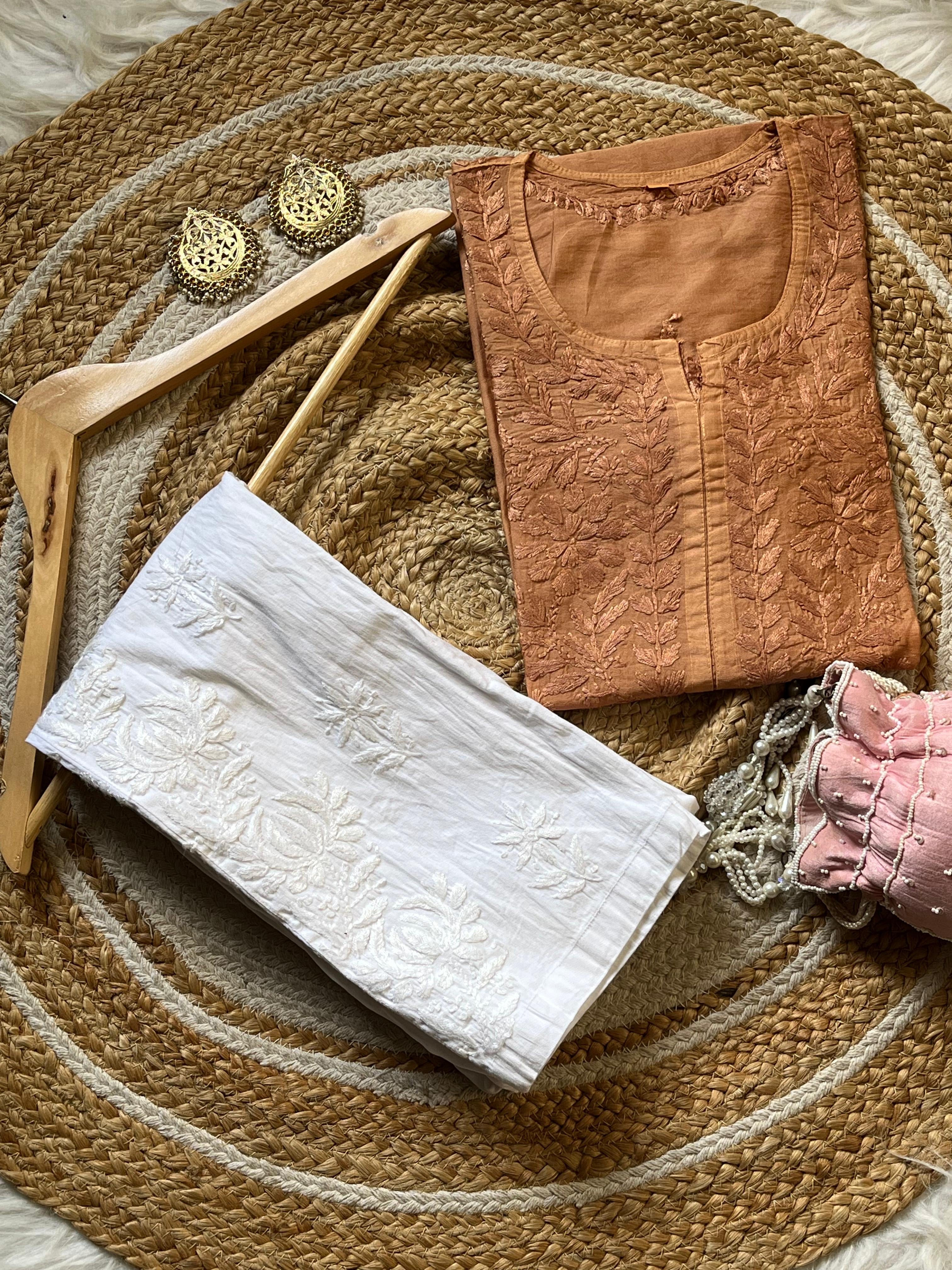 Lightweight Butter soft Chanderi silk Dyed Kurtis