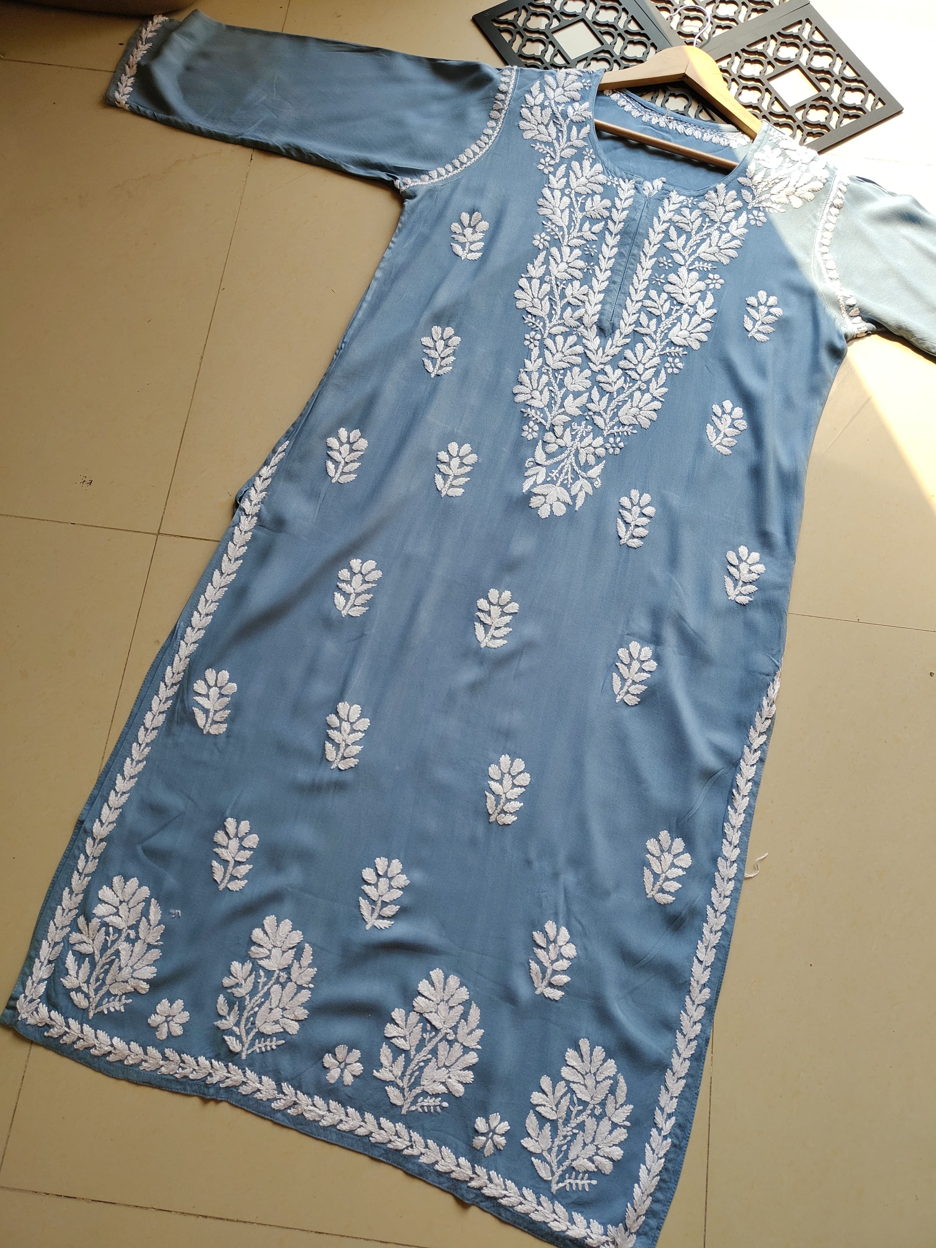 Pastel Shade Rayon Long Cool Kurtas