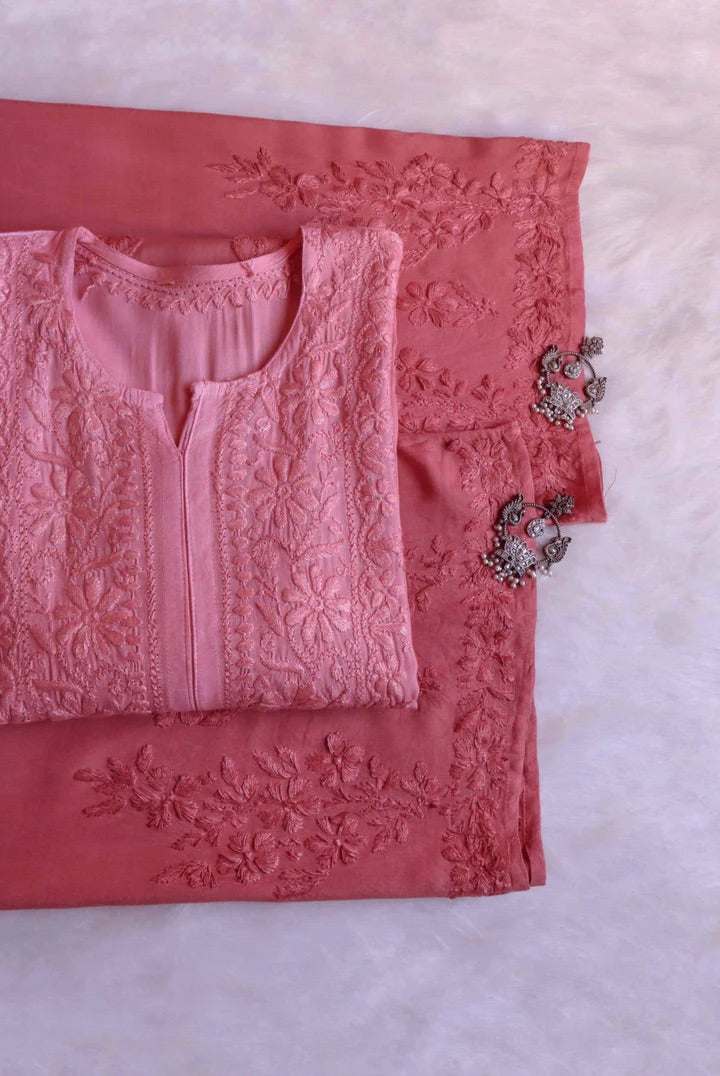 Zoya Soft Ombre 2pc kurta plazo set