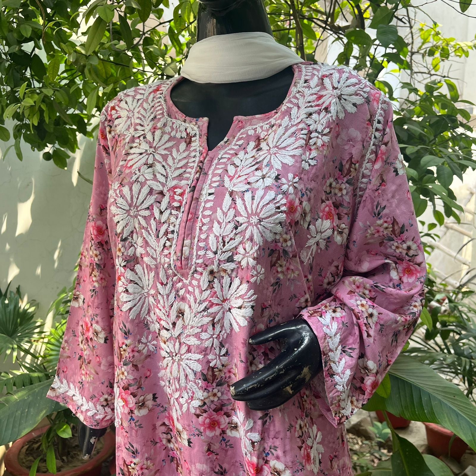 Straight Fit Rayon Print Kurta