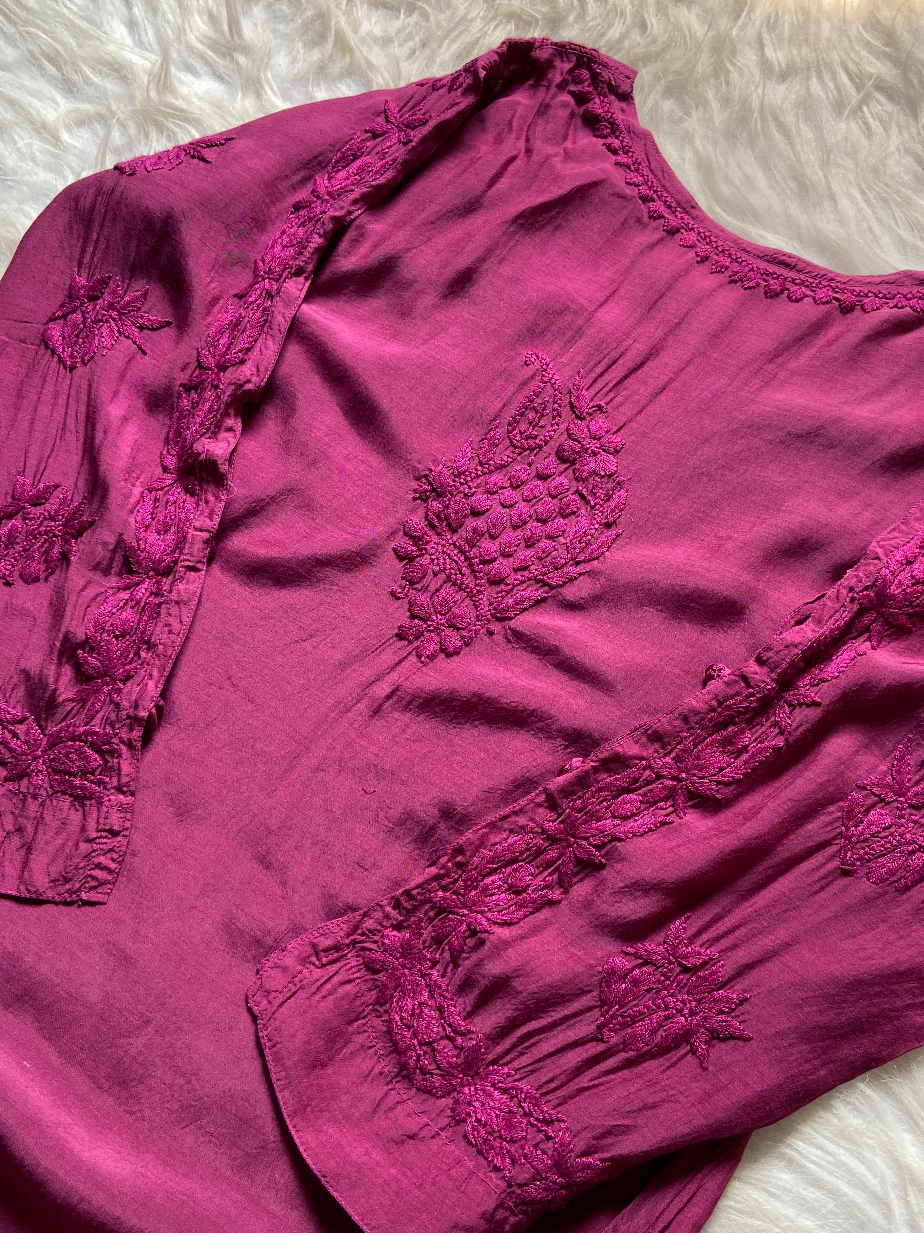 Heavy 3d Muslin butter soft fancy kurta