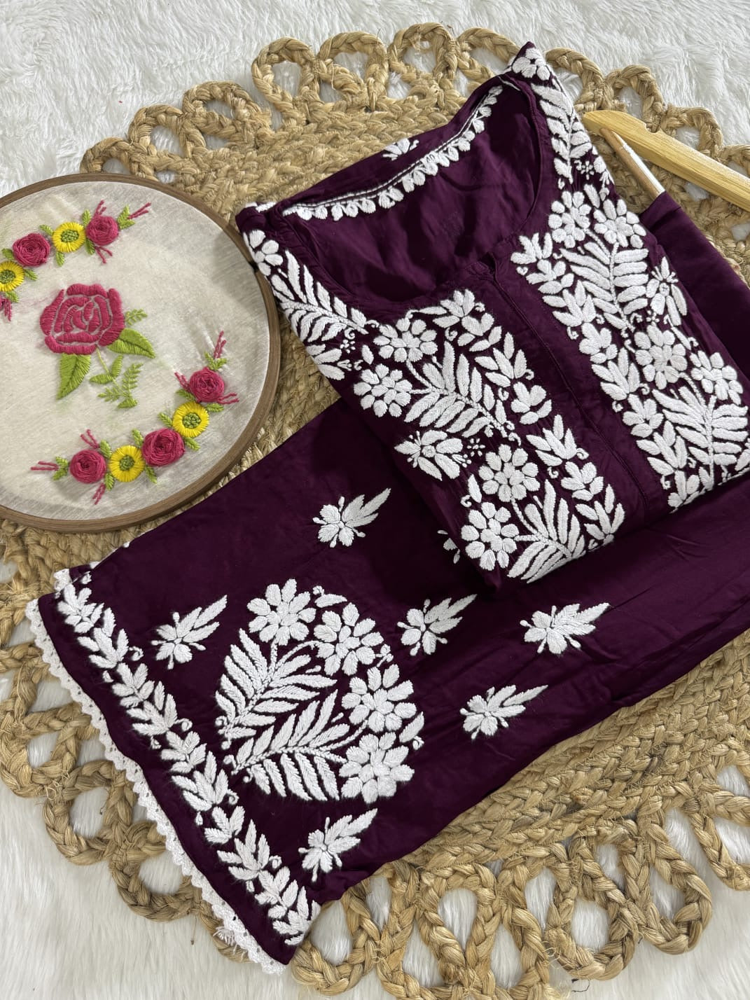 Qureshiya Less Crafted Modal Pure Cotton Set
