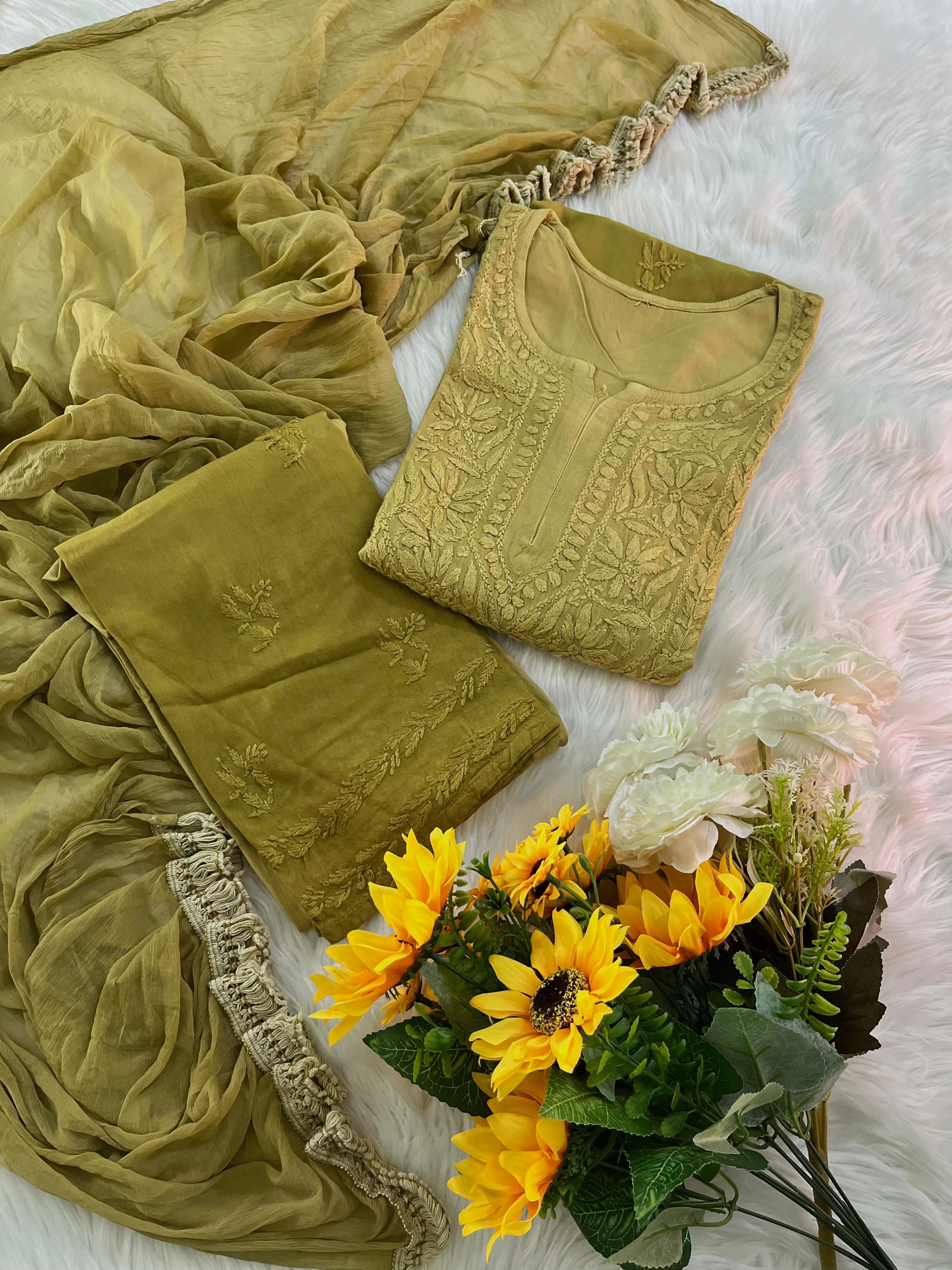 Rangrez 3pc Ombre Soft Crafted Designer Set