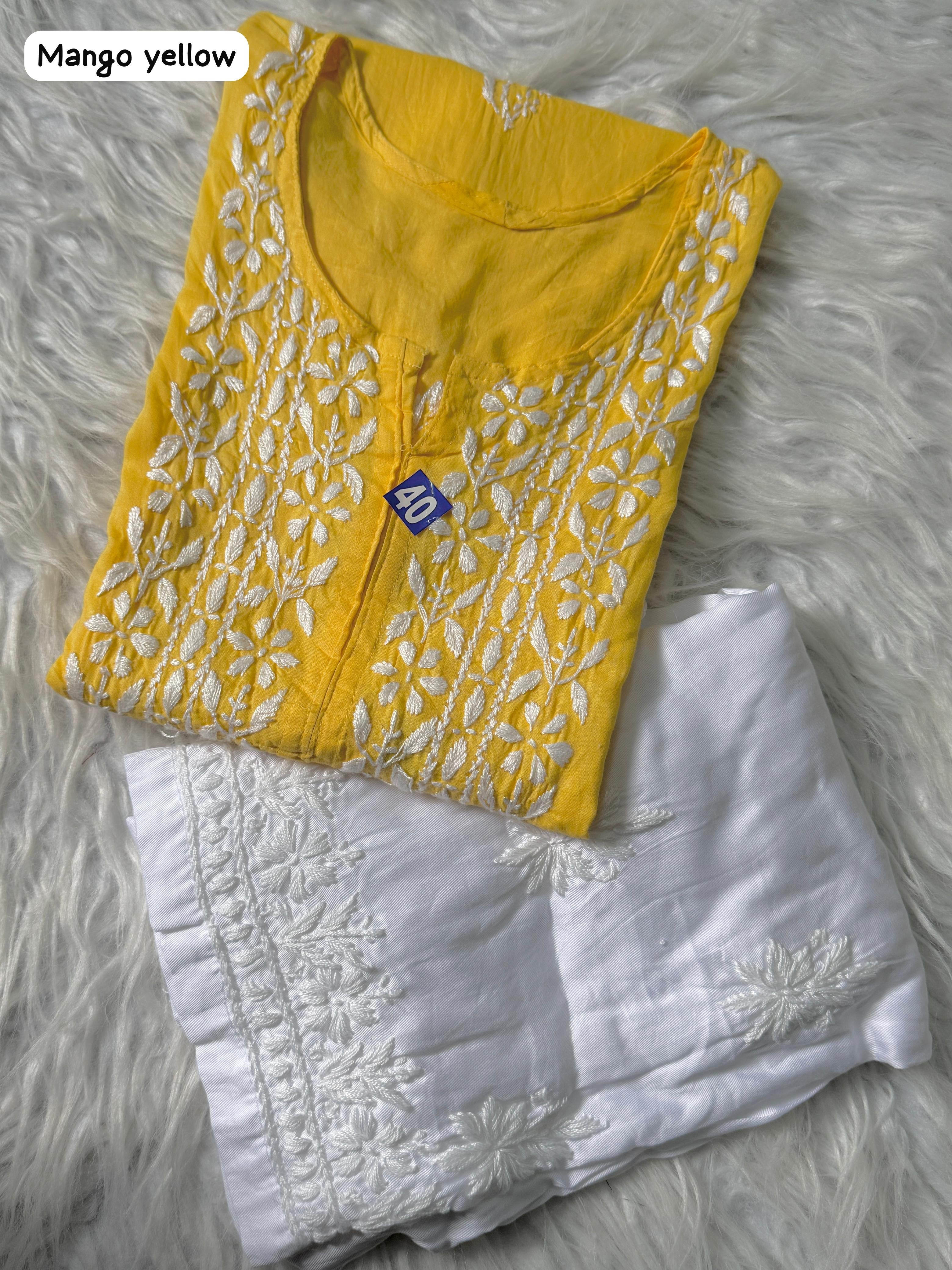 Soft Daman Mul Kurti And Plazzo combo