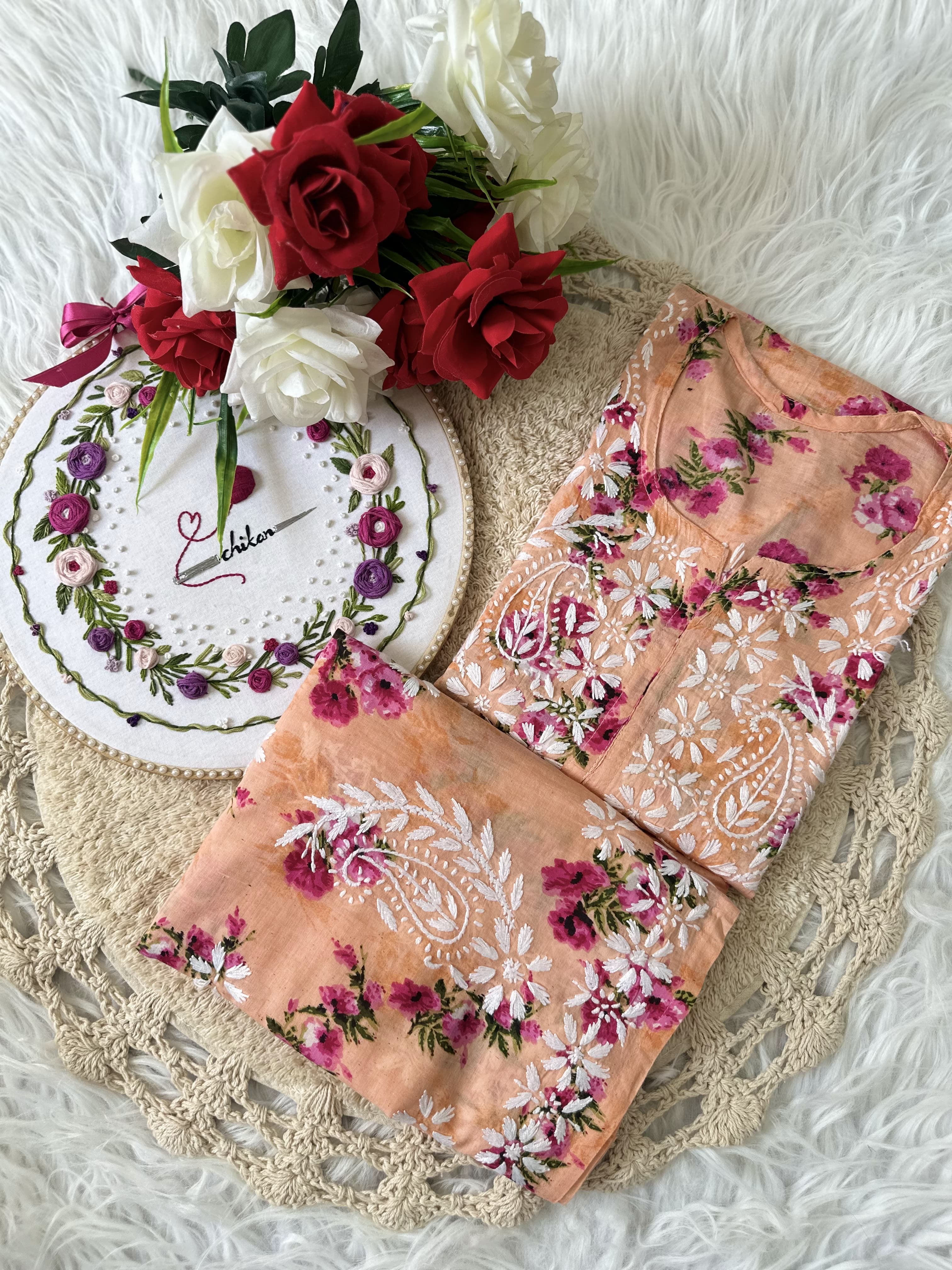 Mul  Plazzo Set flower Combo