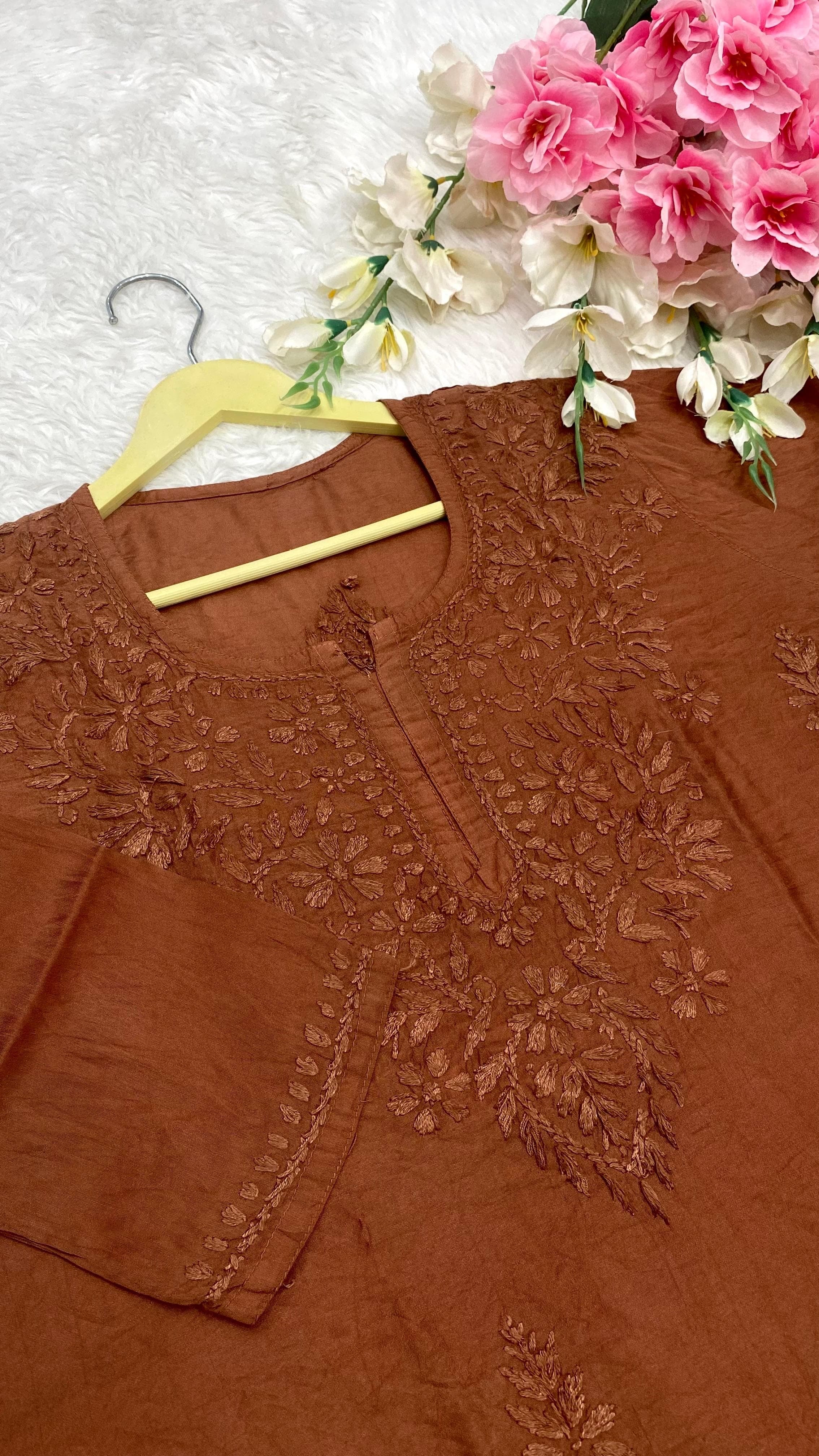 Chanderi Trendy Short Top for Summer