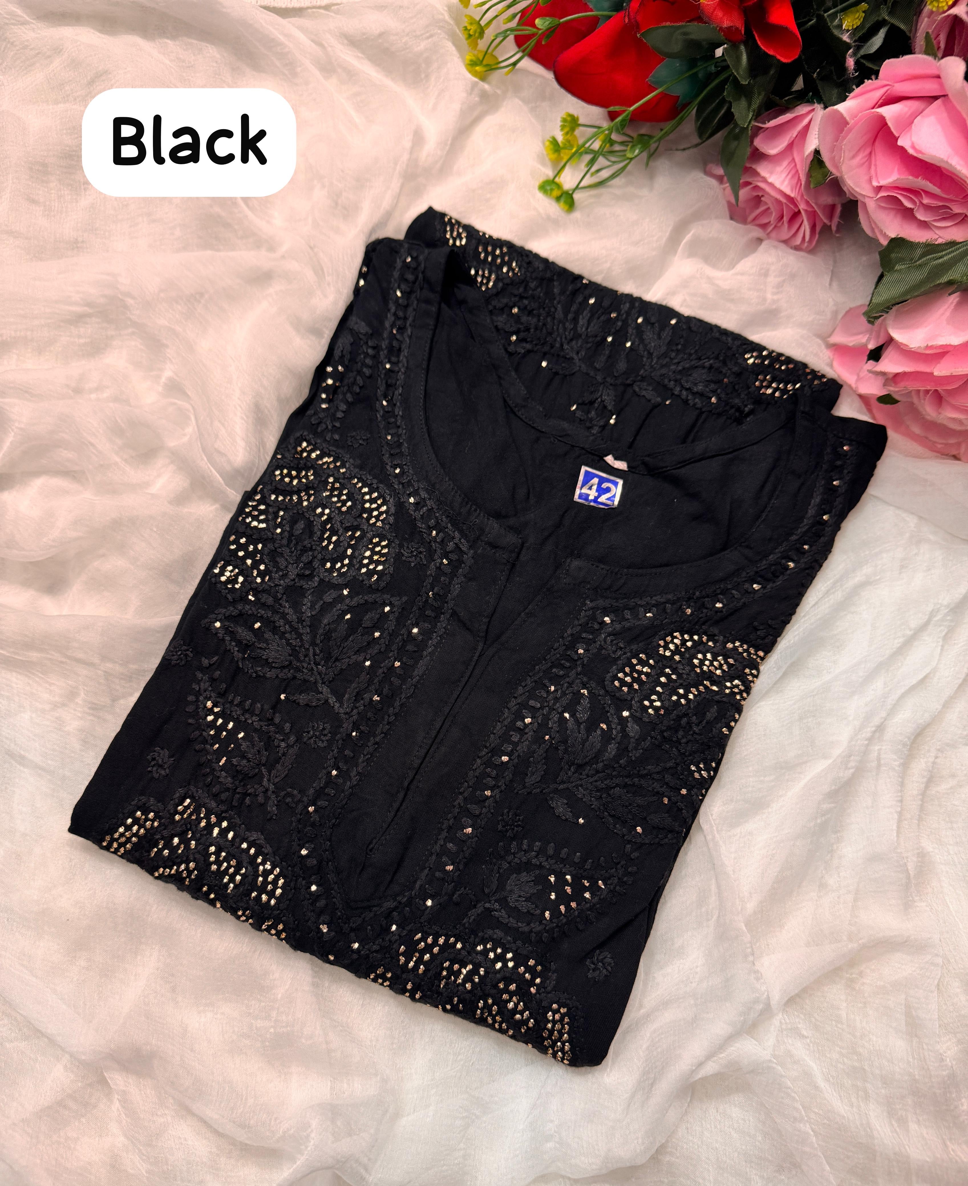 Rose Muqaish designer Kurta