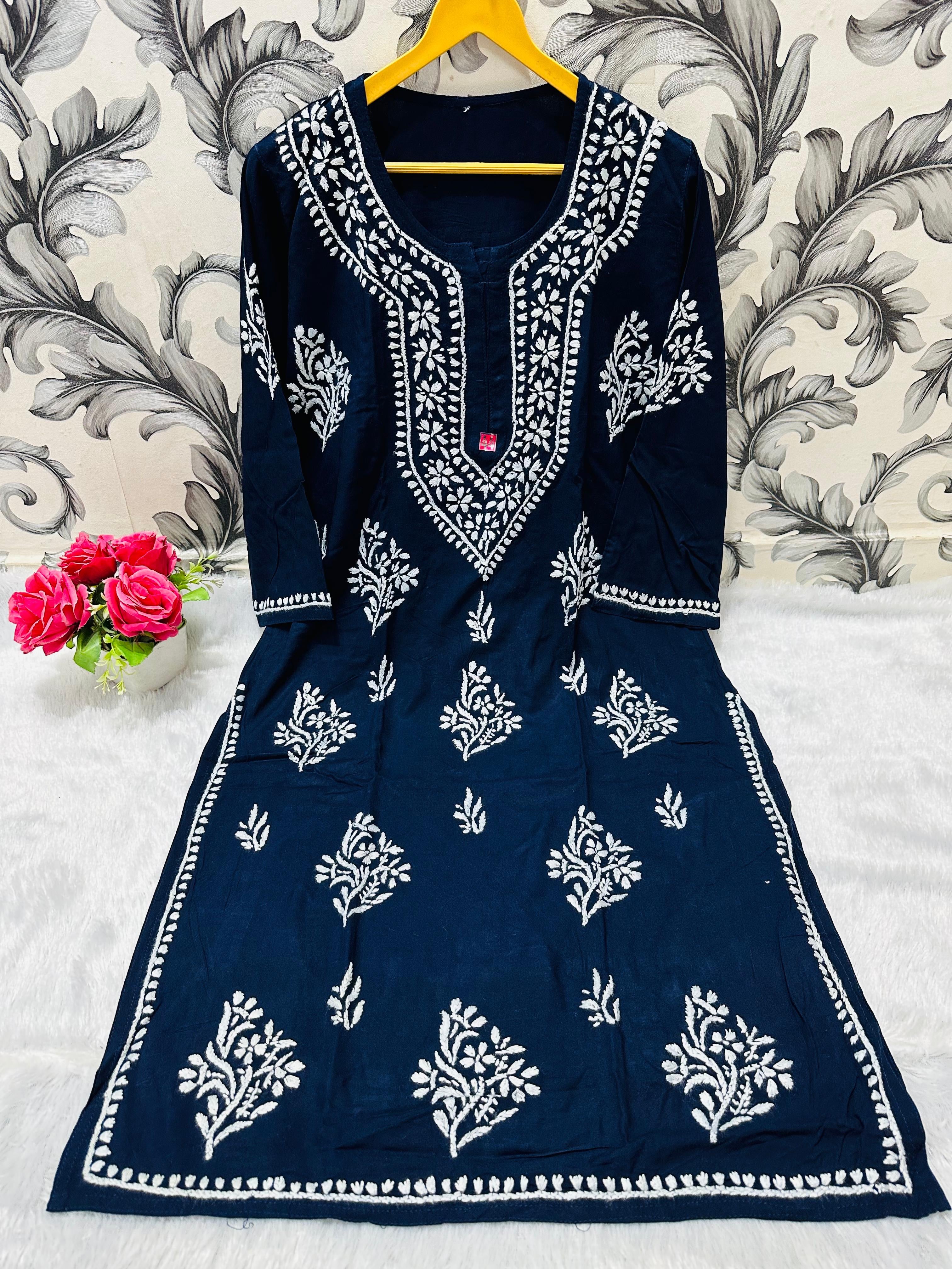 Plus sizes Soft Rayon Big Buta kurta