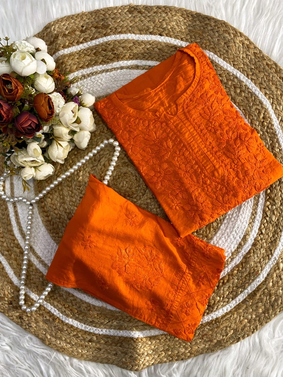 Alfaaz Trending Duet Handworked Chikankari Combo