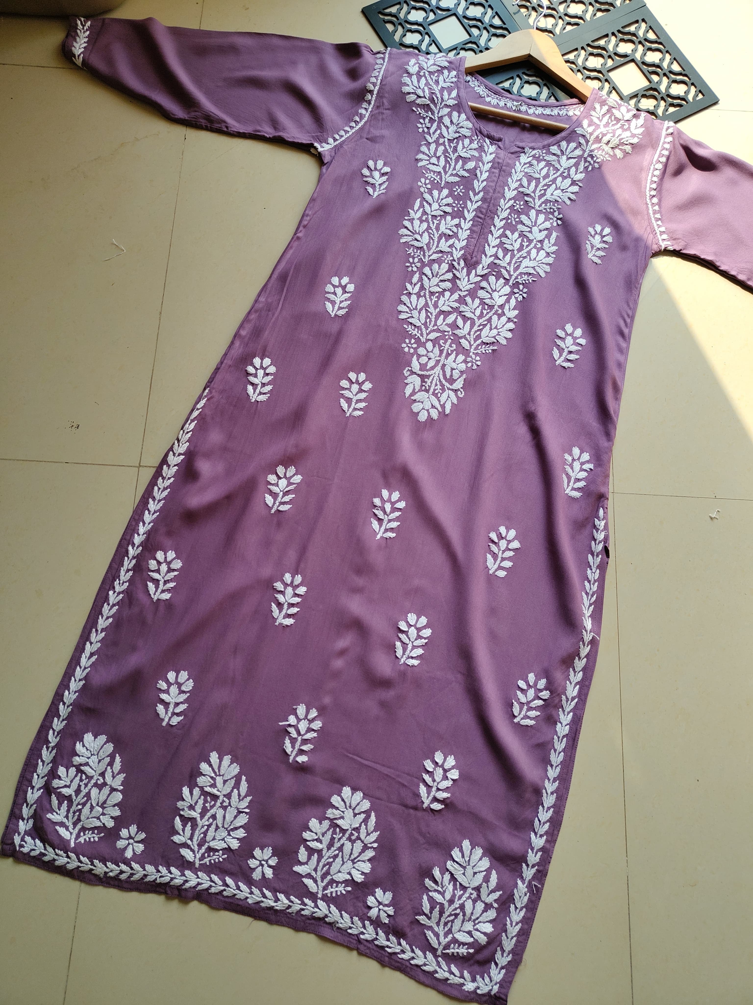 Pastel Shade Rayon Long Cool Kurtas