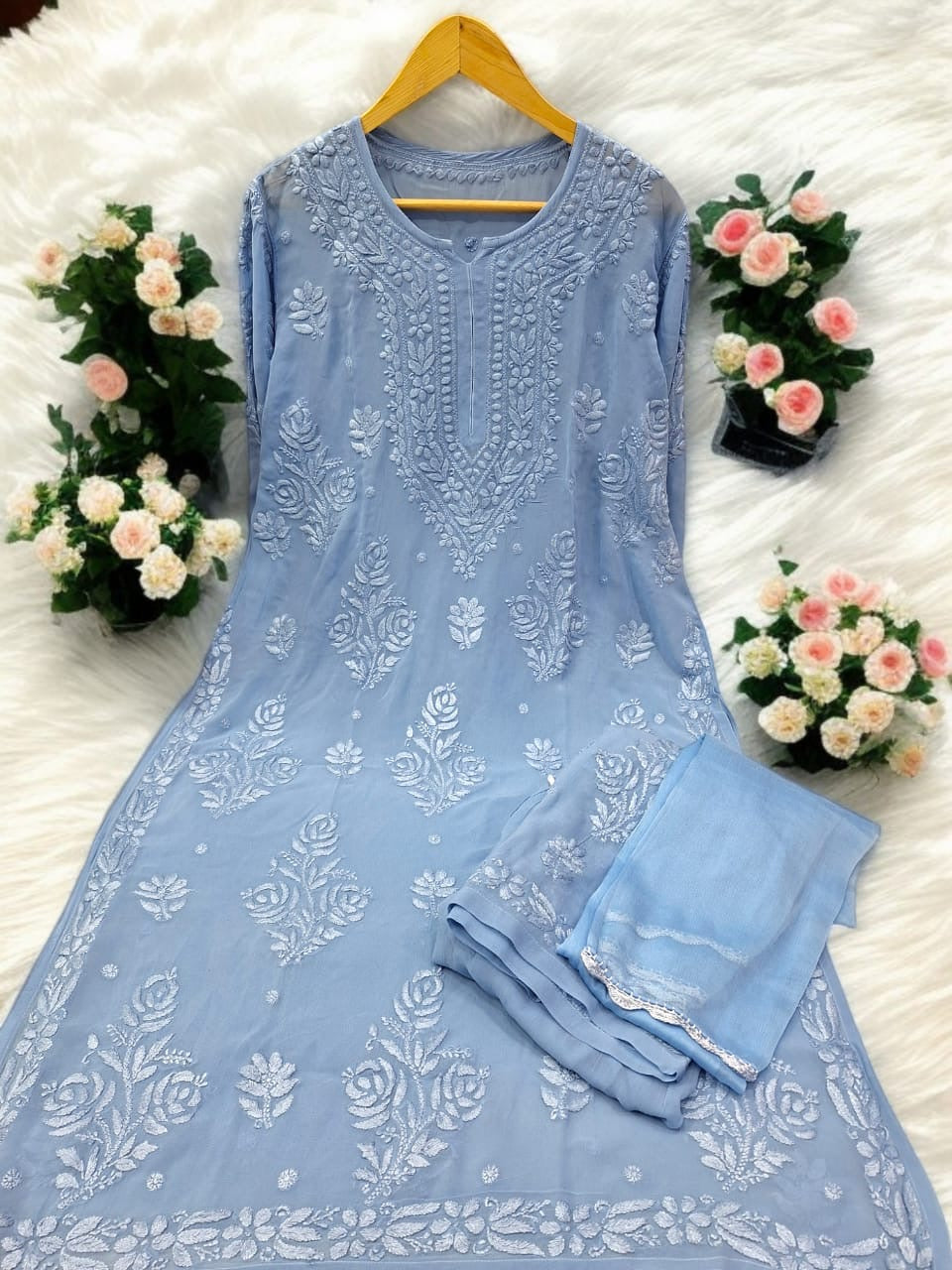 Soft Flowly Viscose Co-ord 3pc set