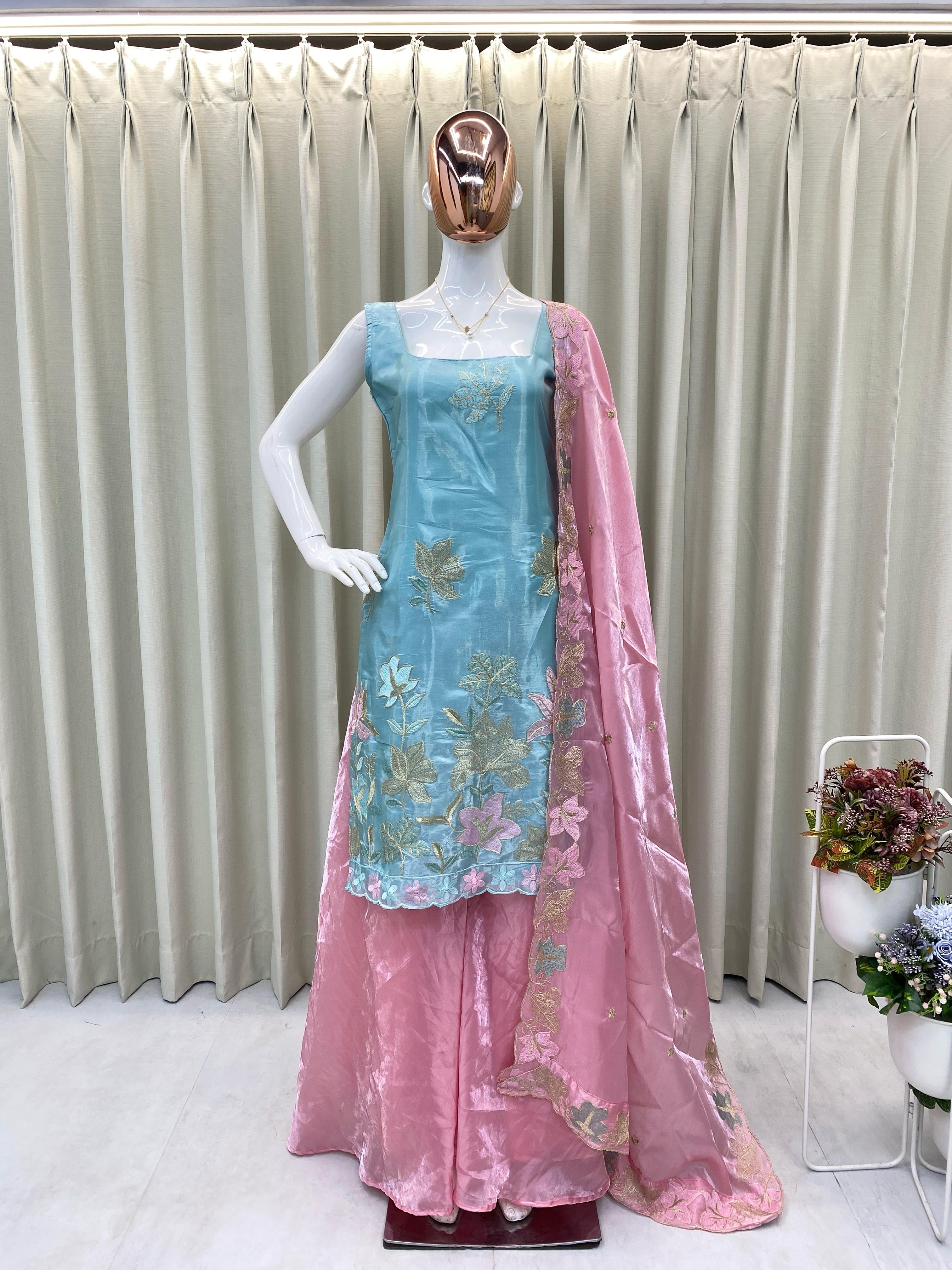 Ethnic Pastel Shade Combo 3pc Set