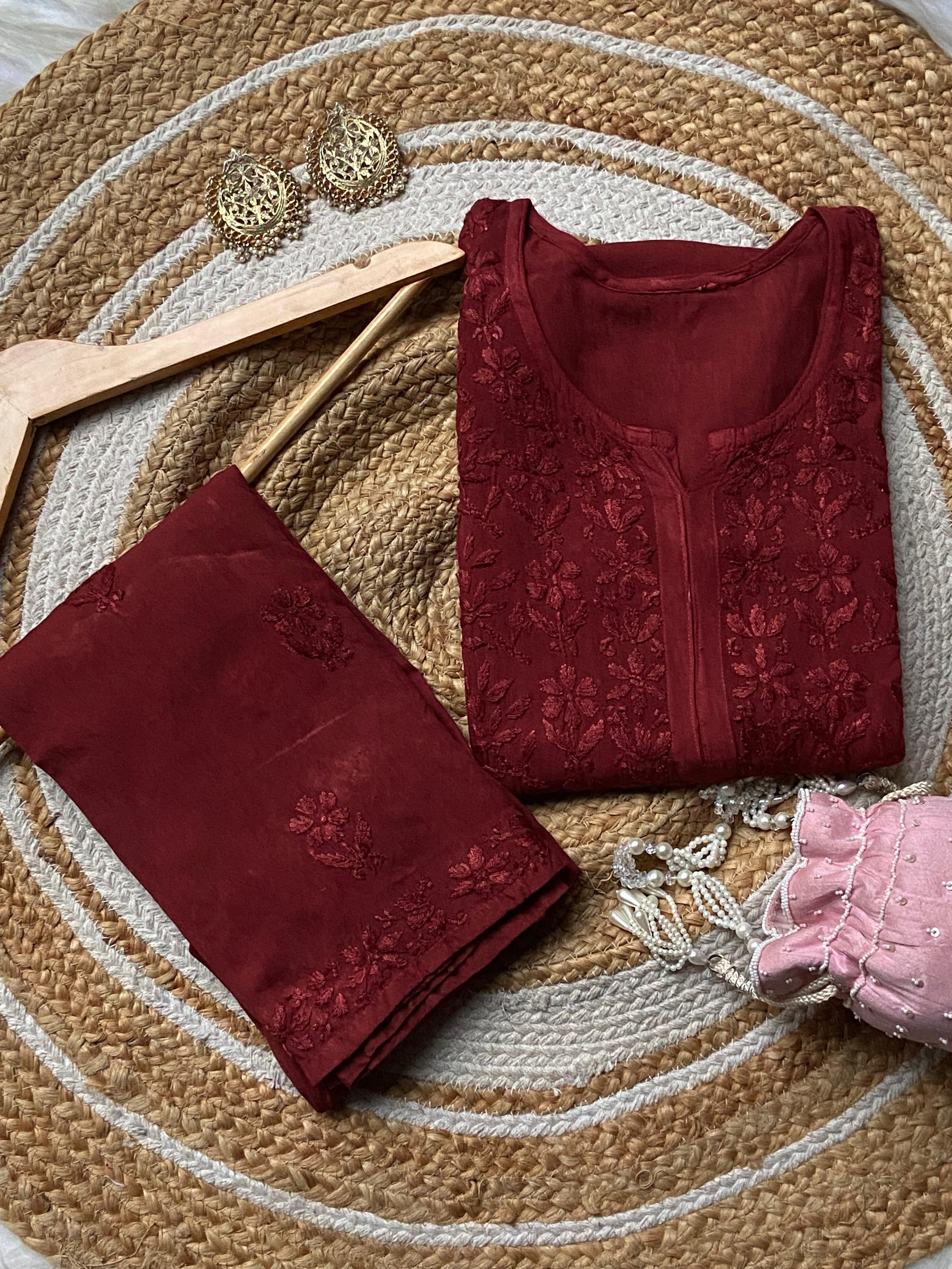 Anaya Heavy Daman Rayon Plazzo Set