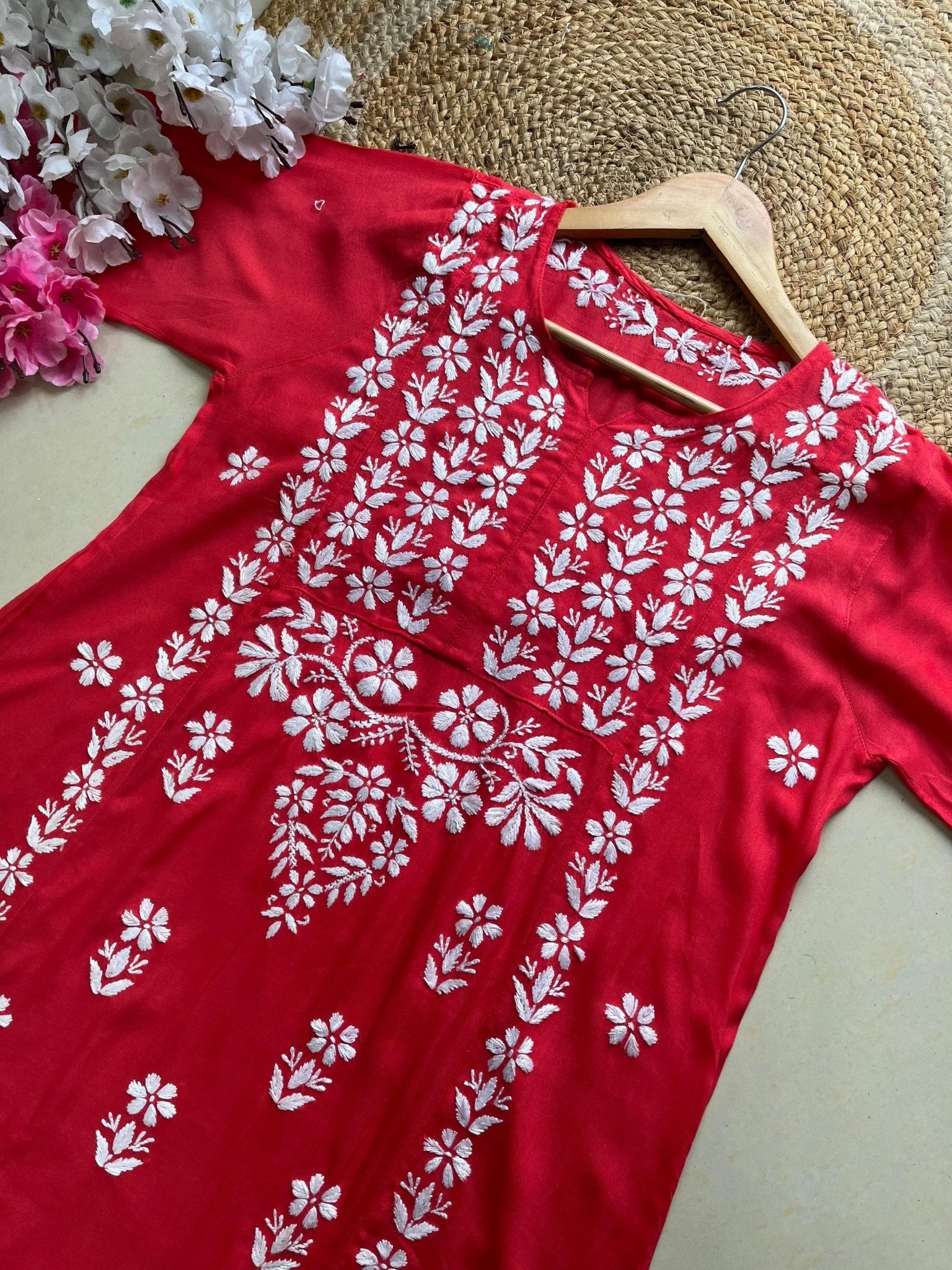 A line Rayon Elegant Gown - chikankariofficial