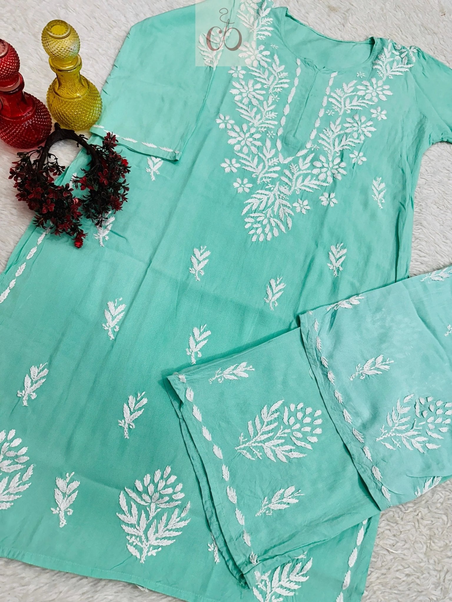 Affordable Chikankari Rayon combo - chikankariofficial